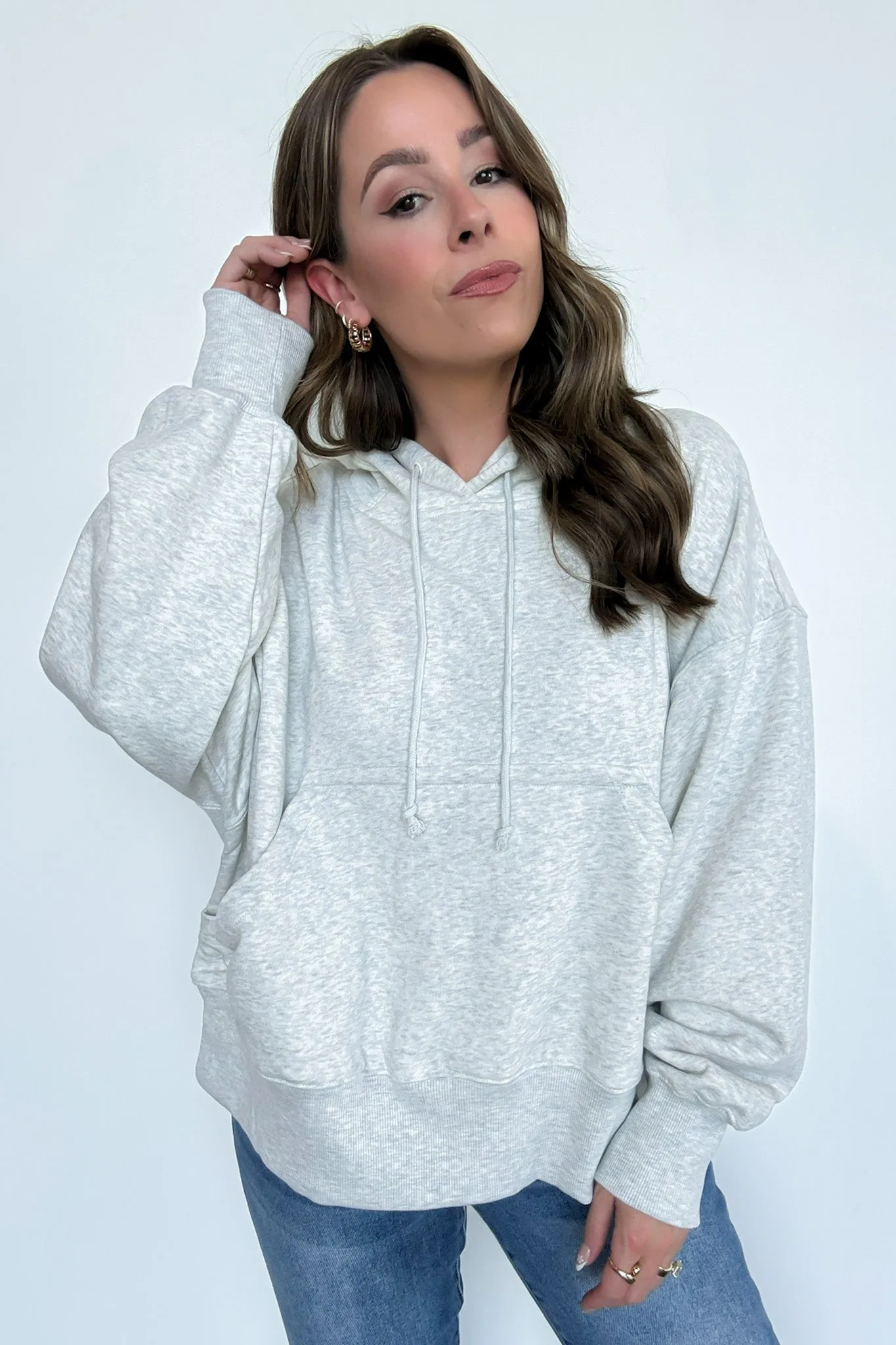Addie Oversized Fleece Hoodie Pullover - BACK IN STOCK