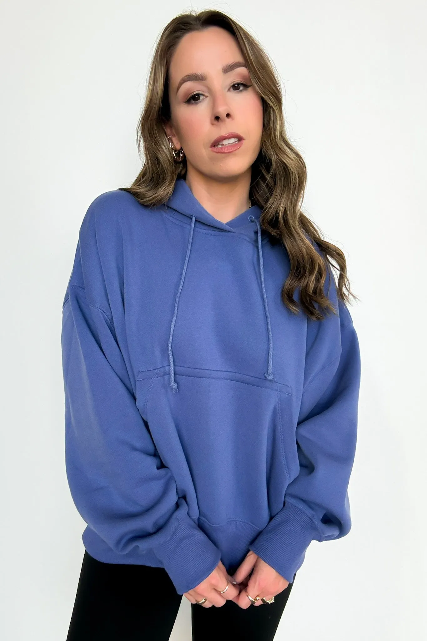 Addie Oversized Fleece Hoodie Pullover - BACK IN STOCK