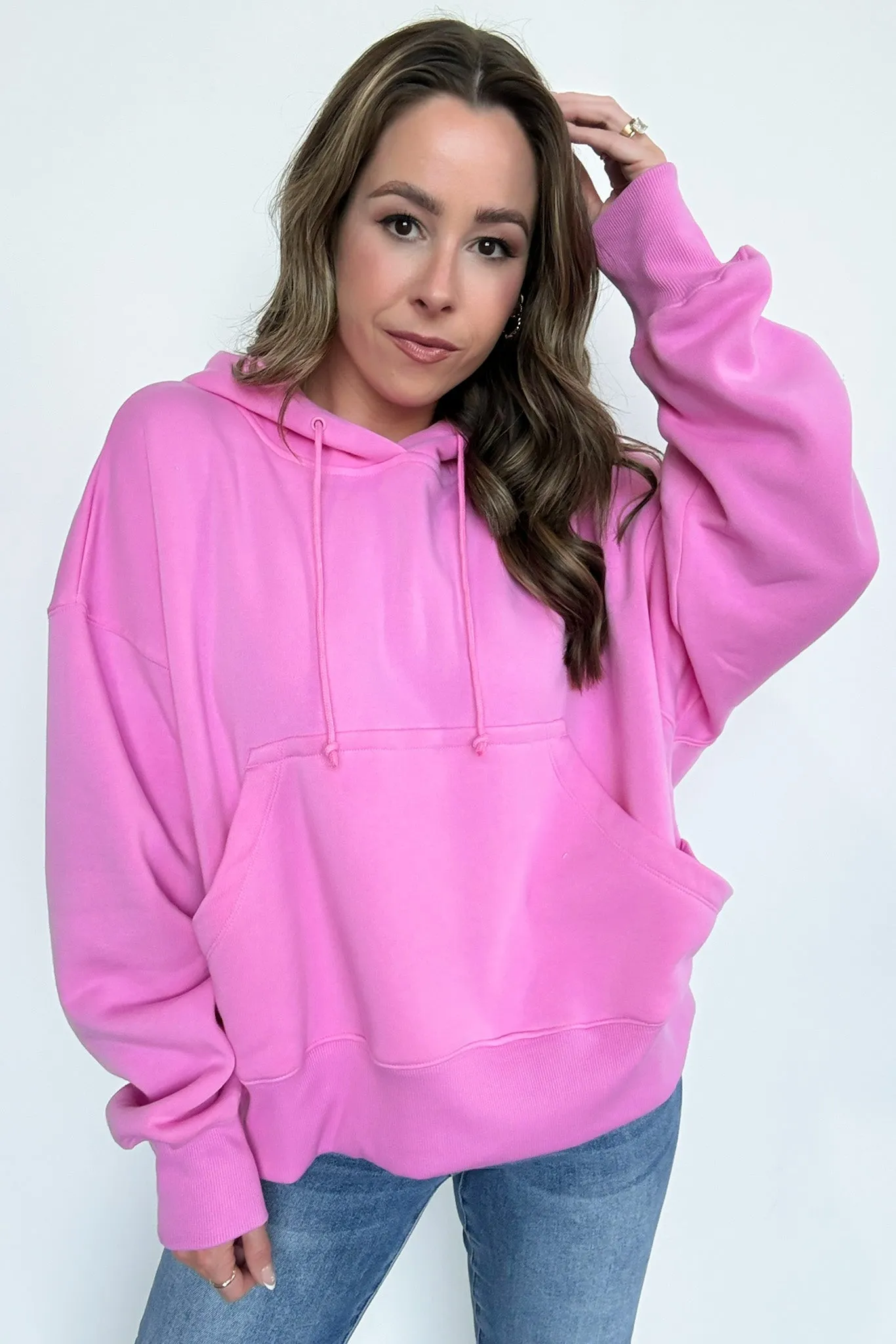 Addie Oversized Fleece Hoodie Pullover - BACK IN STOCK