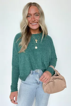 Adelaida Soft Knit Dolman Sleeve Sweater - BACK IN STOCK