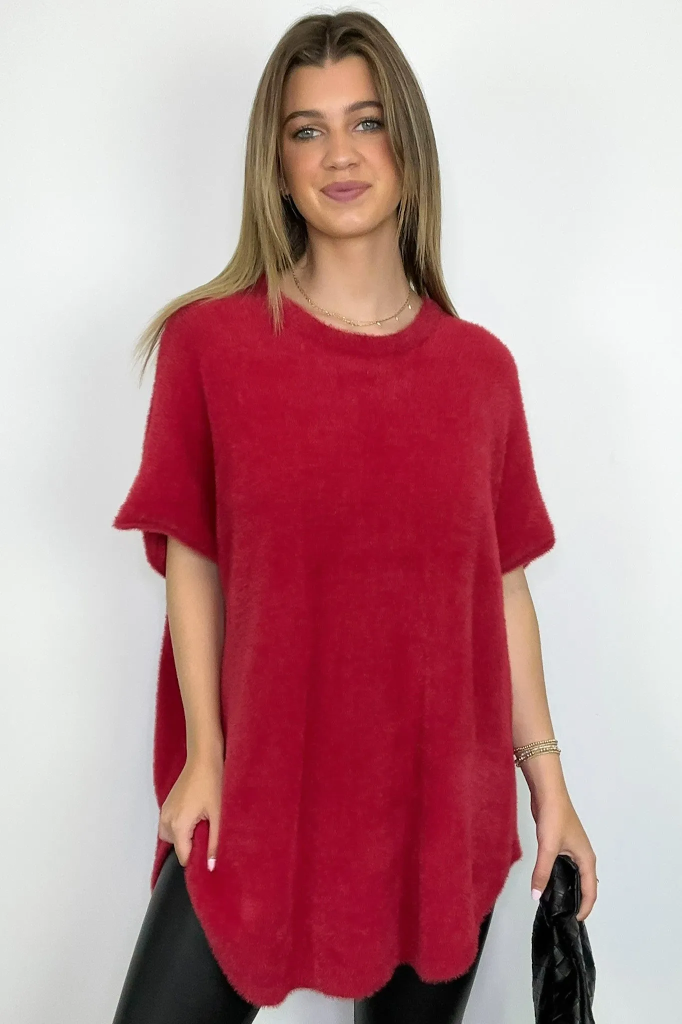 Admired Poise Mock Neck Knit Top - FINAL SALE