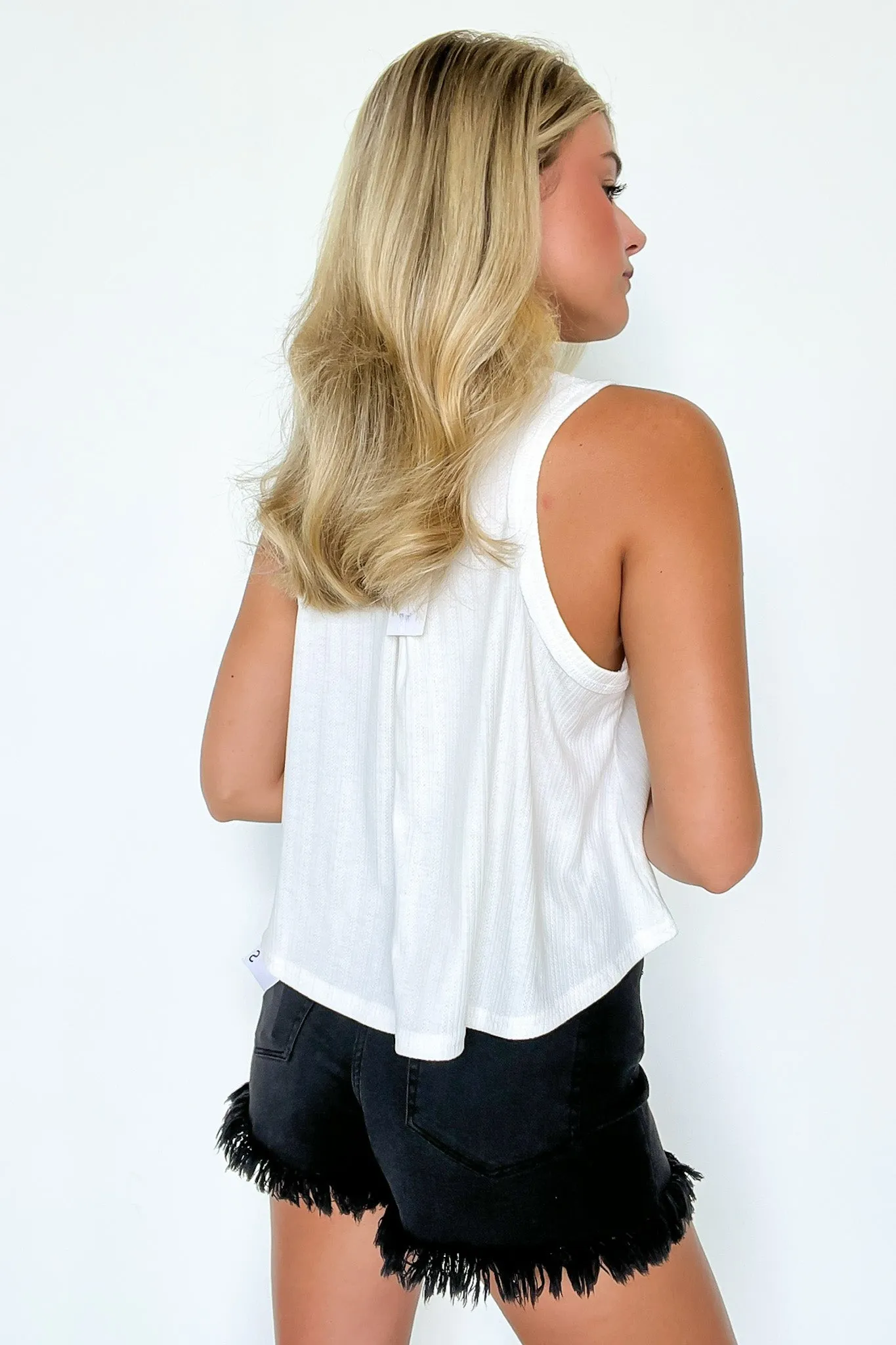 Aimee V-Neck Swing Tank Top - FINAL SALE
