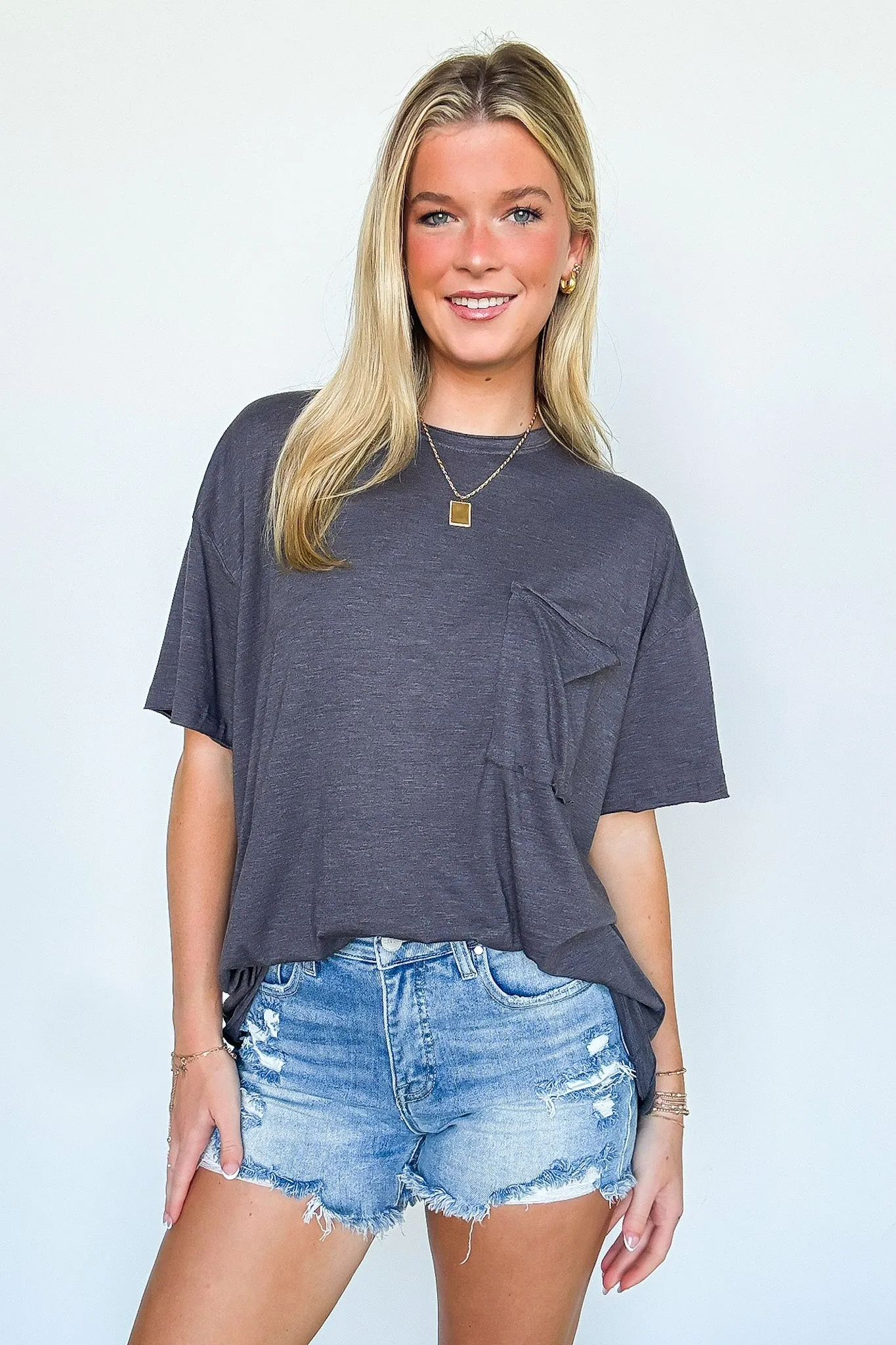 Ajay Oversized Pocket Top - BACK IN STOCK