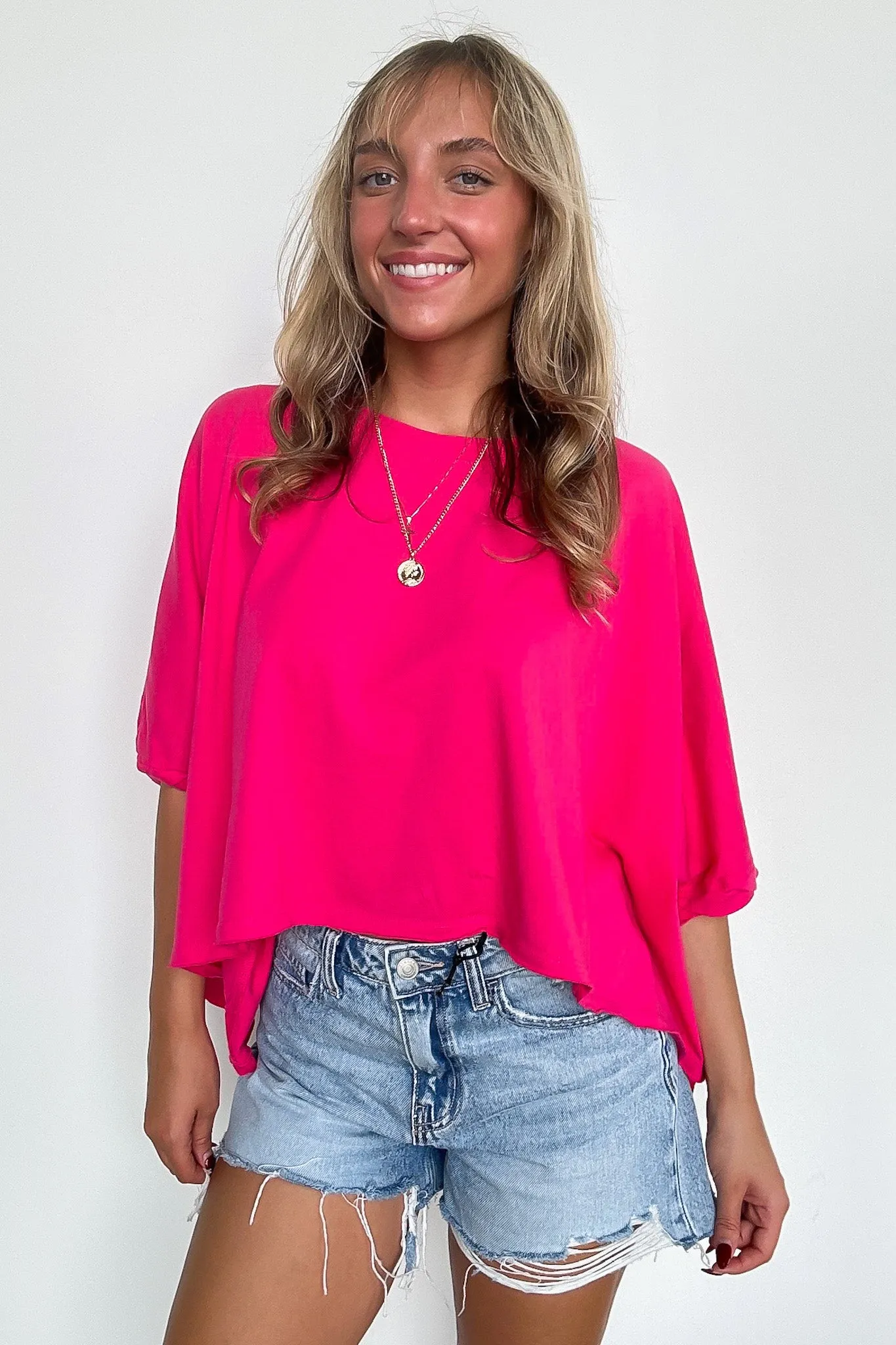 Almina Oversized Boxy Top