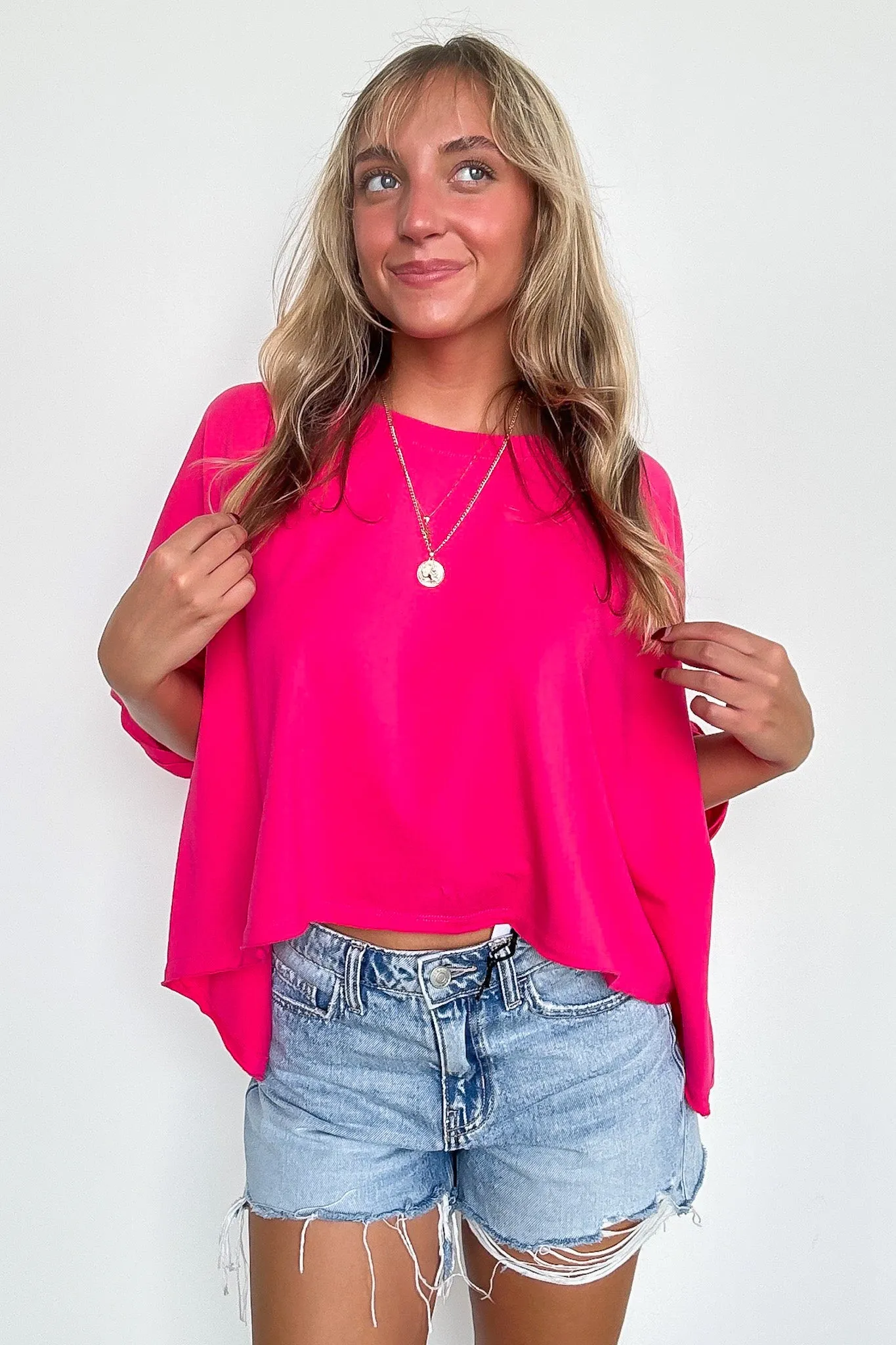 Almina Oversized Boxy Top