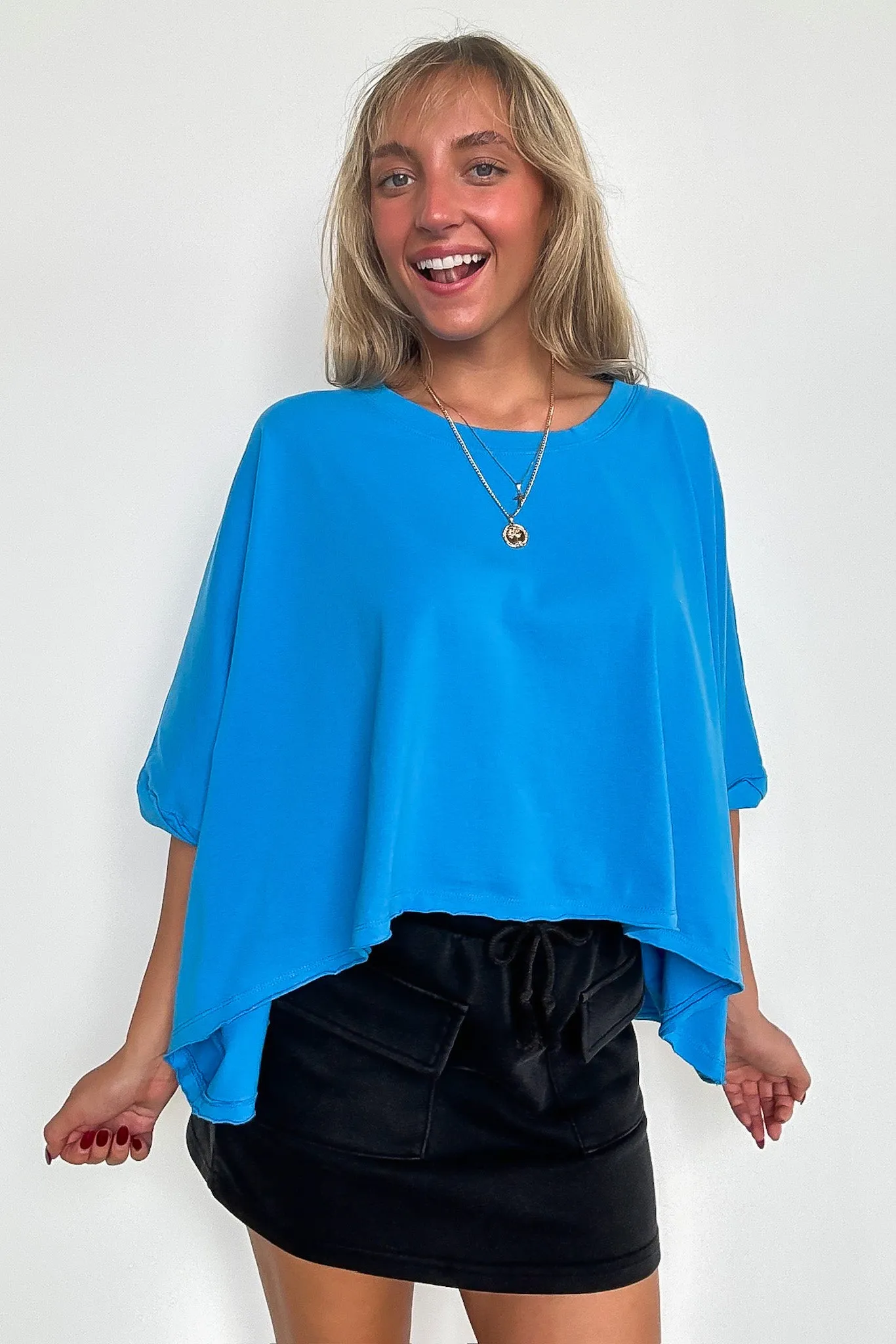 Almina Oversized Boxy Top