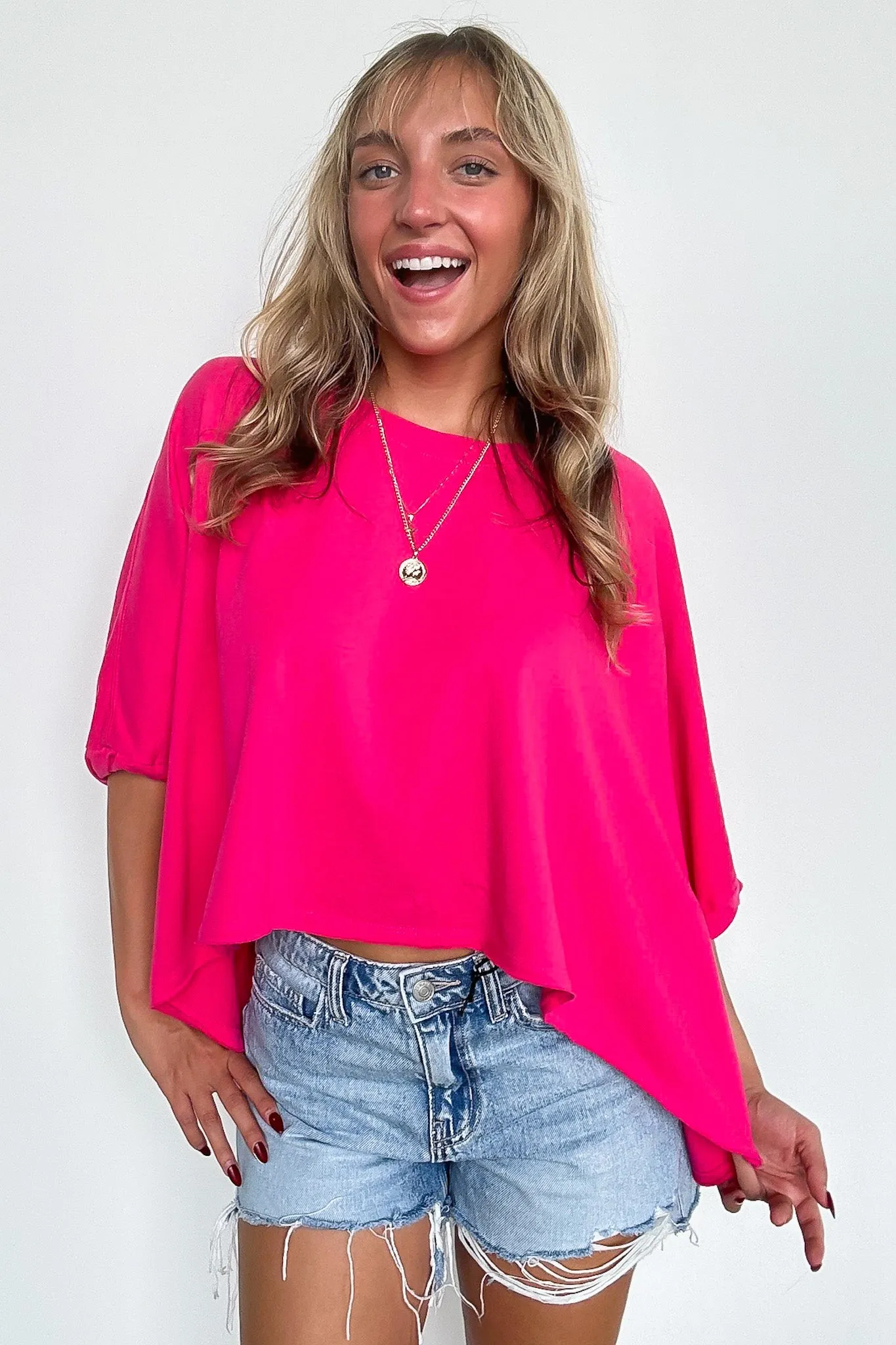 Almina Oversized Boxy Top