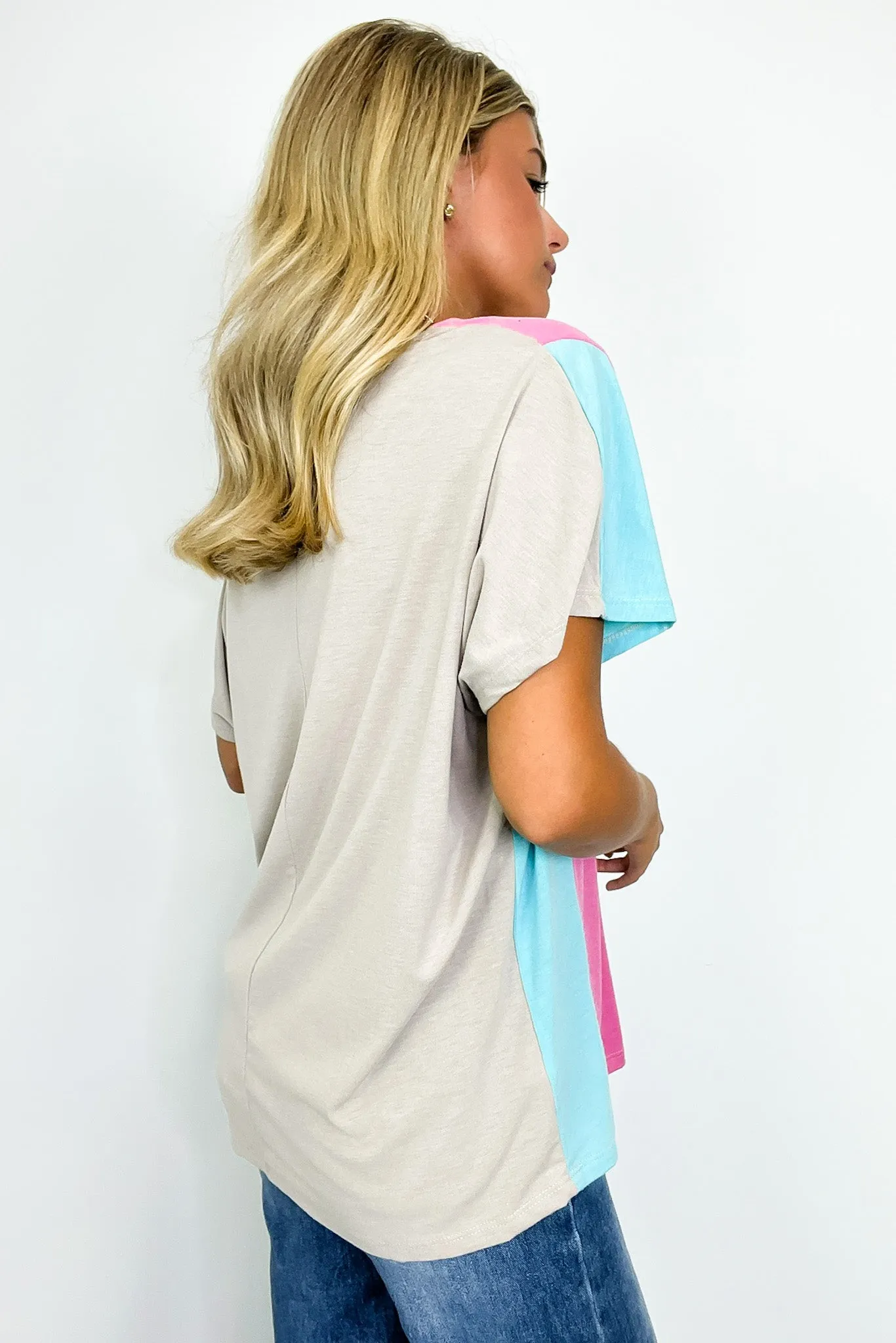 Andi Color Block Striped Top - FINAL SALE