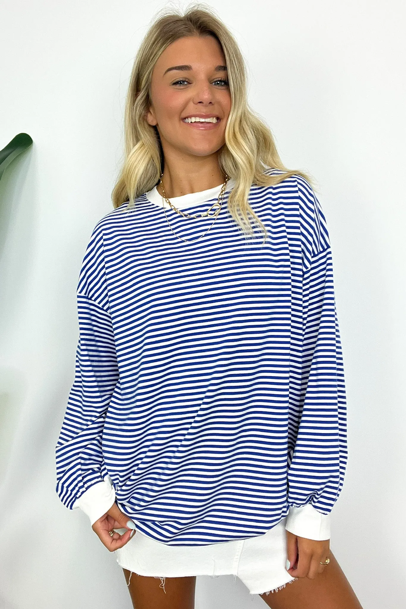 Andie Striped Crewneck Pullover - FINAL SALE