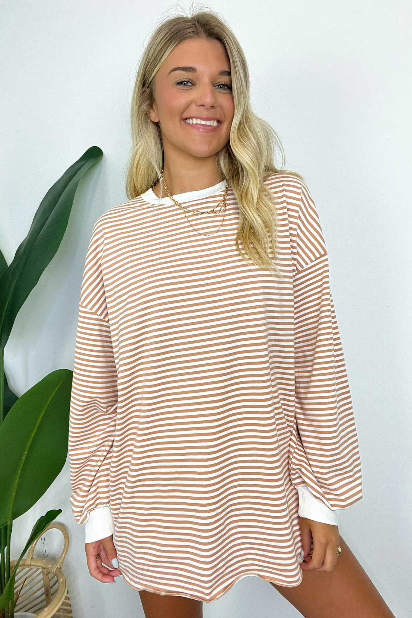 Andie Striped Crewneck Pullover - FINAL SALE