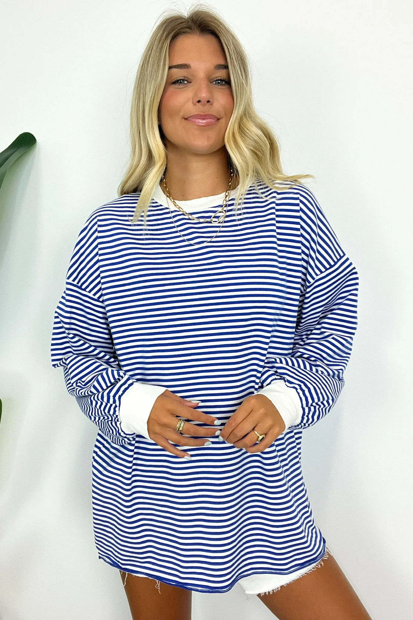 Andie Striped Crewneck Pullover - FINAL SALE