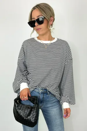 Andie Striped Crewneck Pullover - FINAL SALE