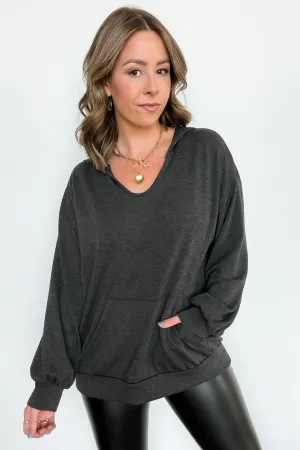 Andreea Kangaroo Pocket Hooded Pullover - FINAL SALE