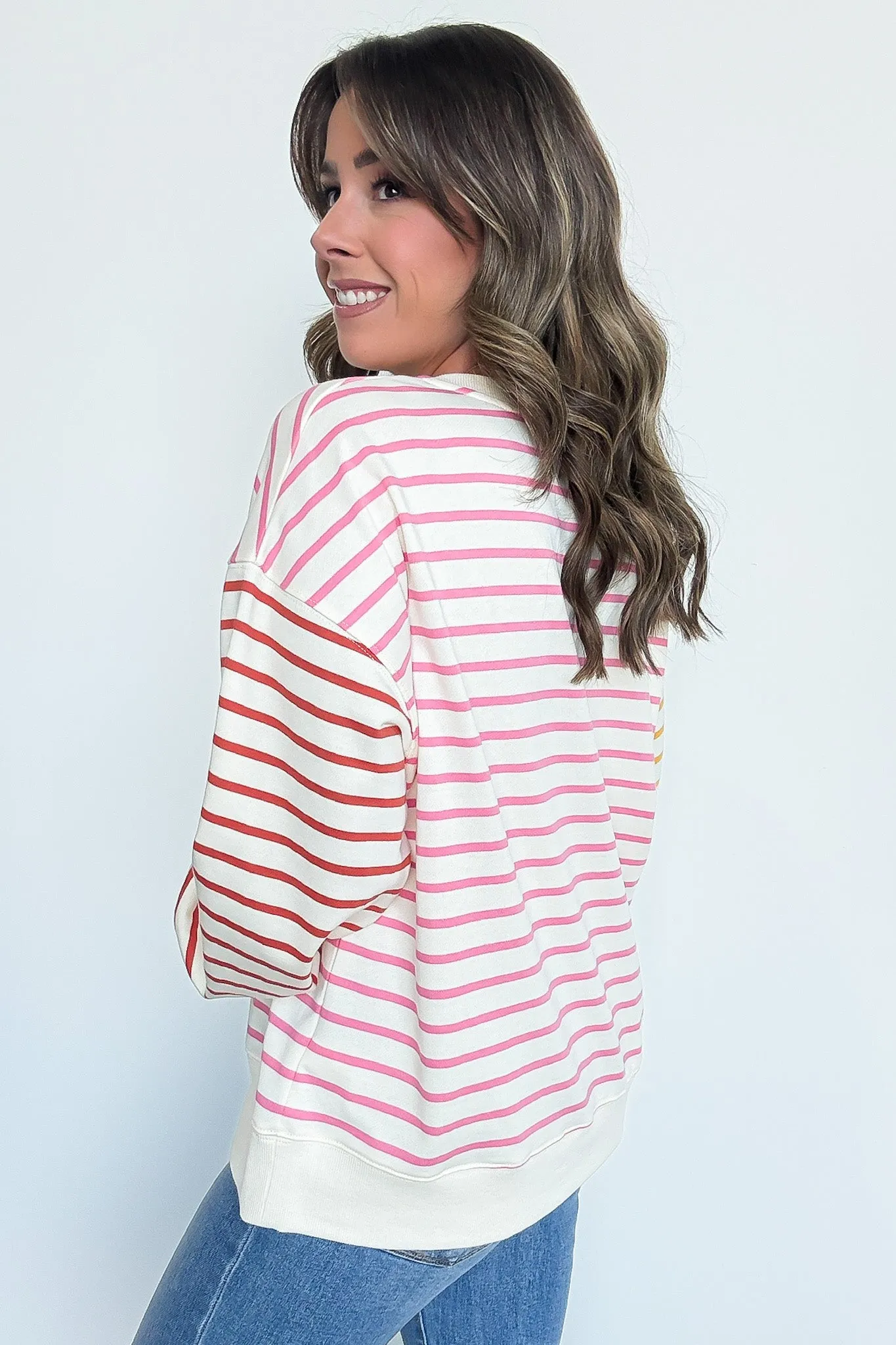 Ashland Color Block Striped Top