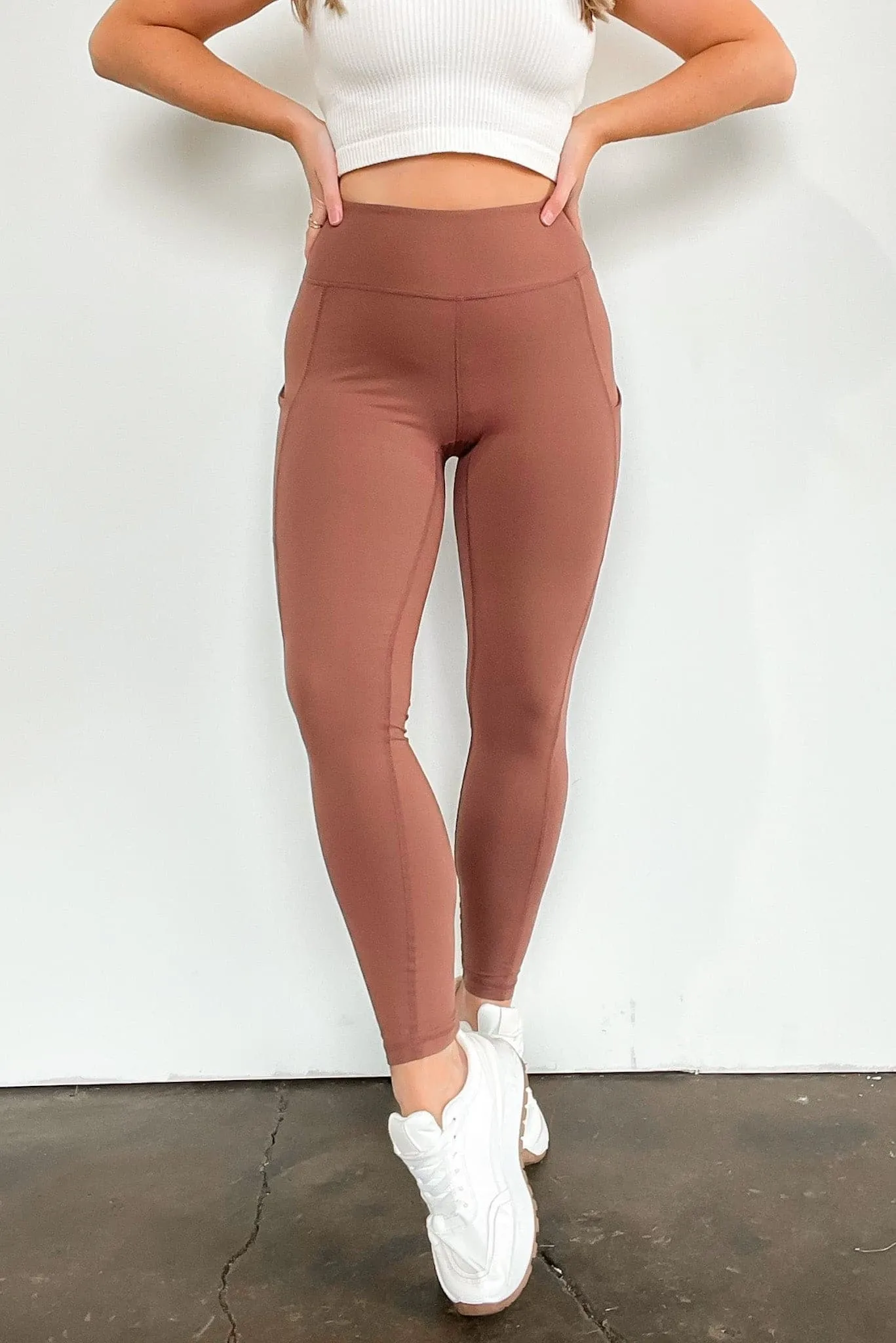 Athenia High Waist Side Pocket Leggings - FINAL SALE