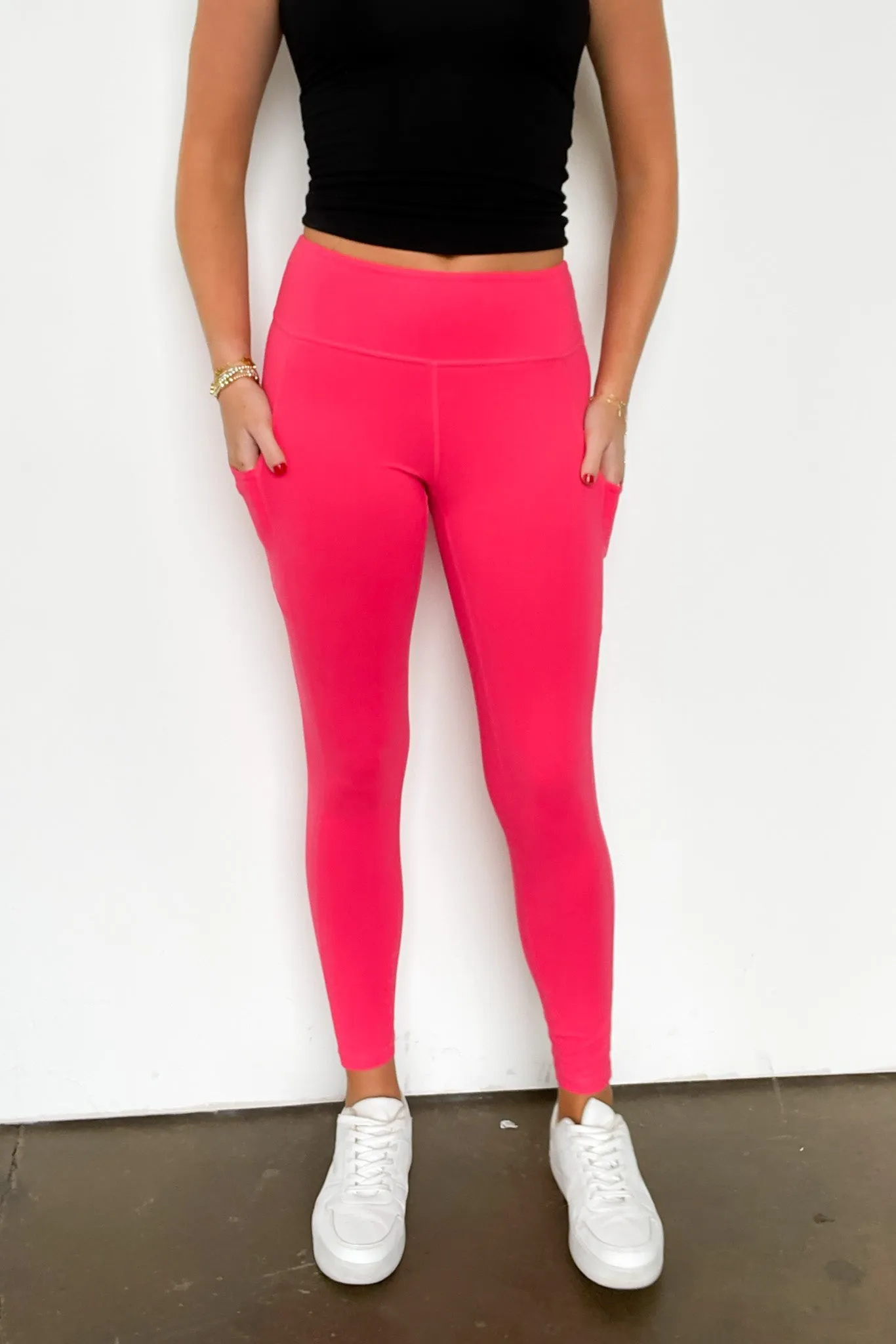 Athenia High Waist Side Pocket Leggings - FINAL SALE