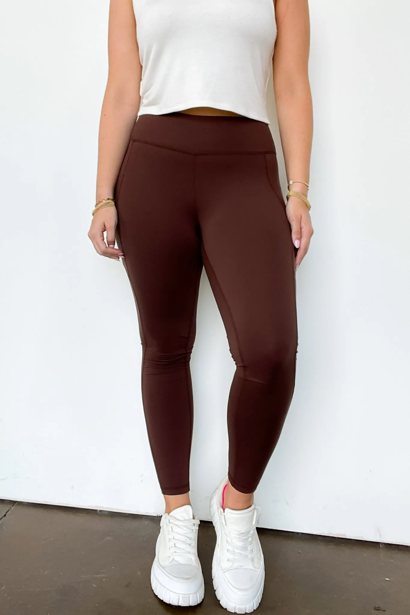 Athenia High Waist Side Pocket Leggings - FINAL SALE