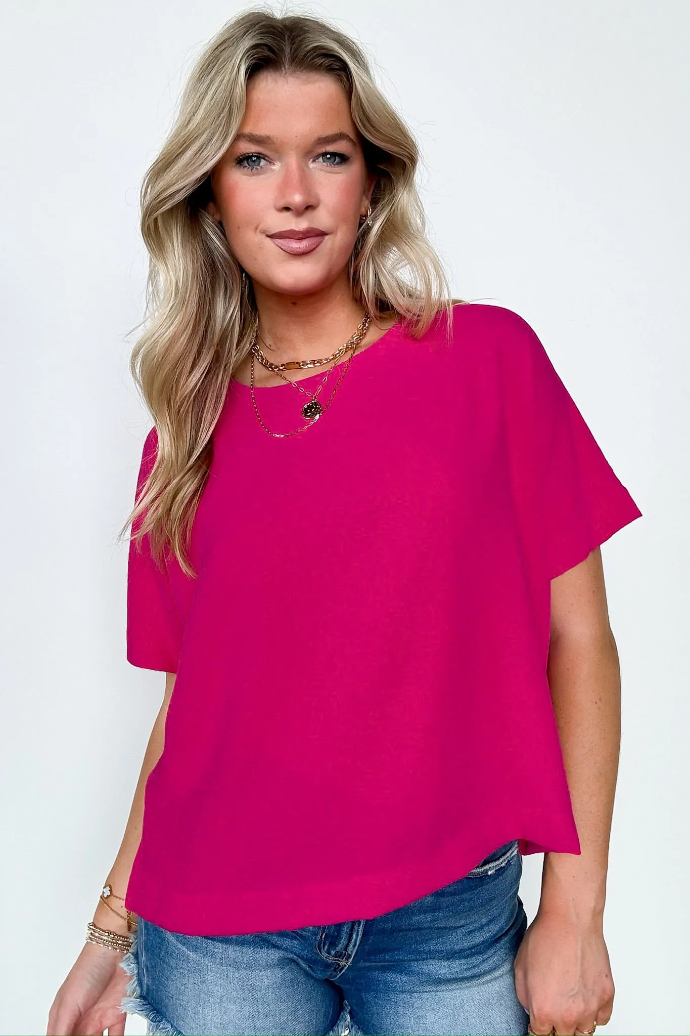 Aurora Short Sleeve Relaxed Top - BACK IN STOCK