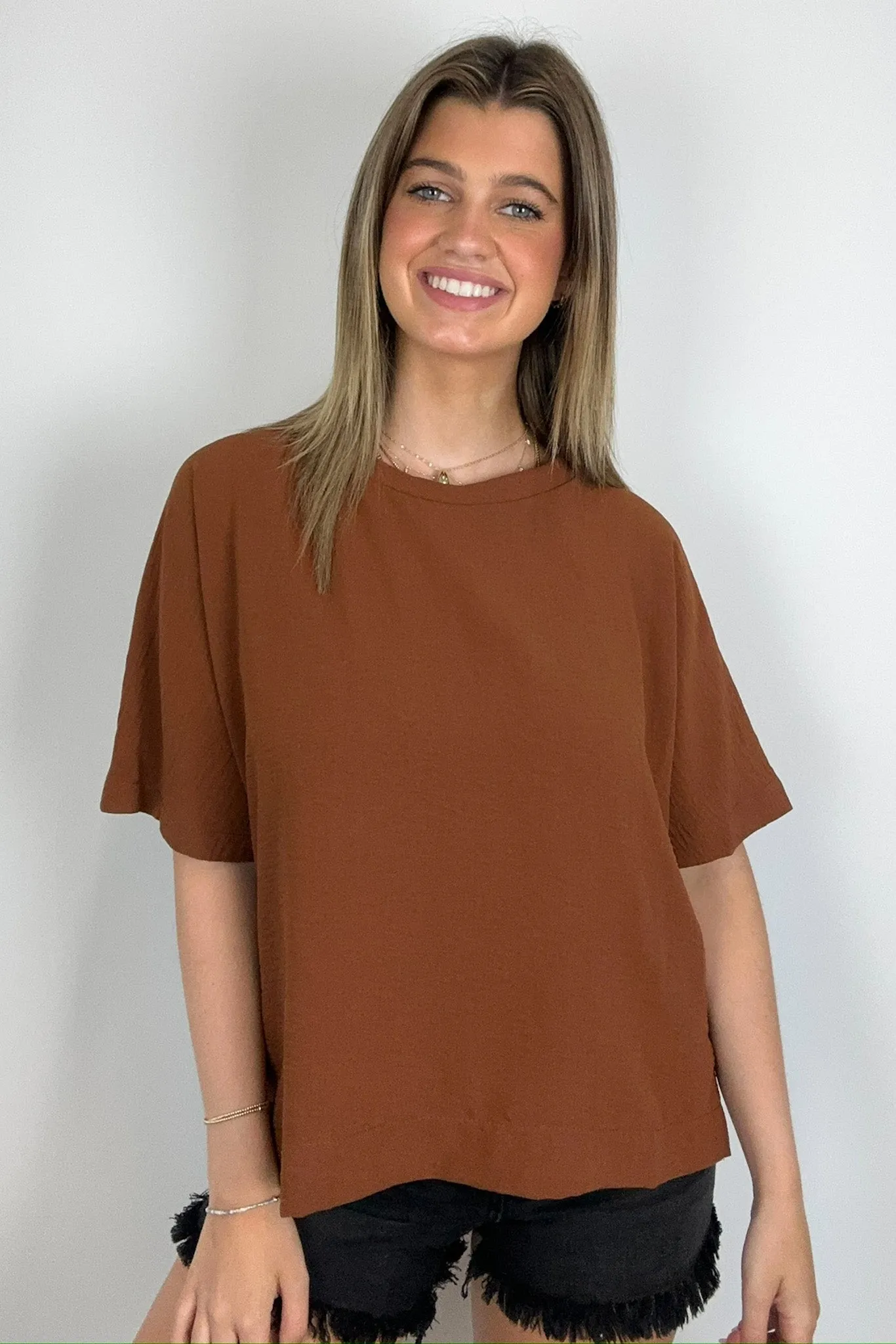 Aurora Short Sleeve Relaxed Top - BACK IN STOCK