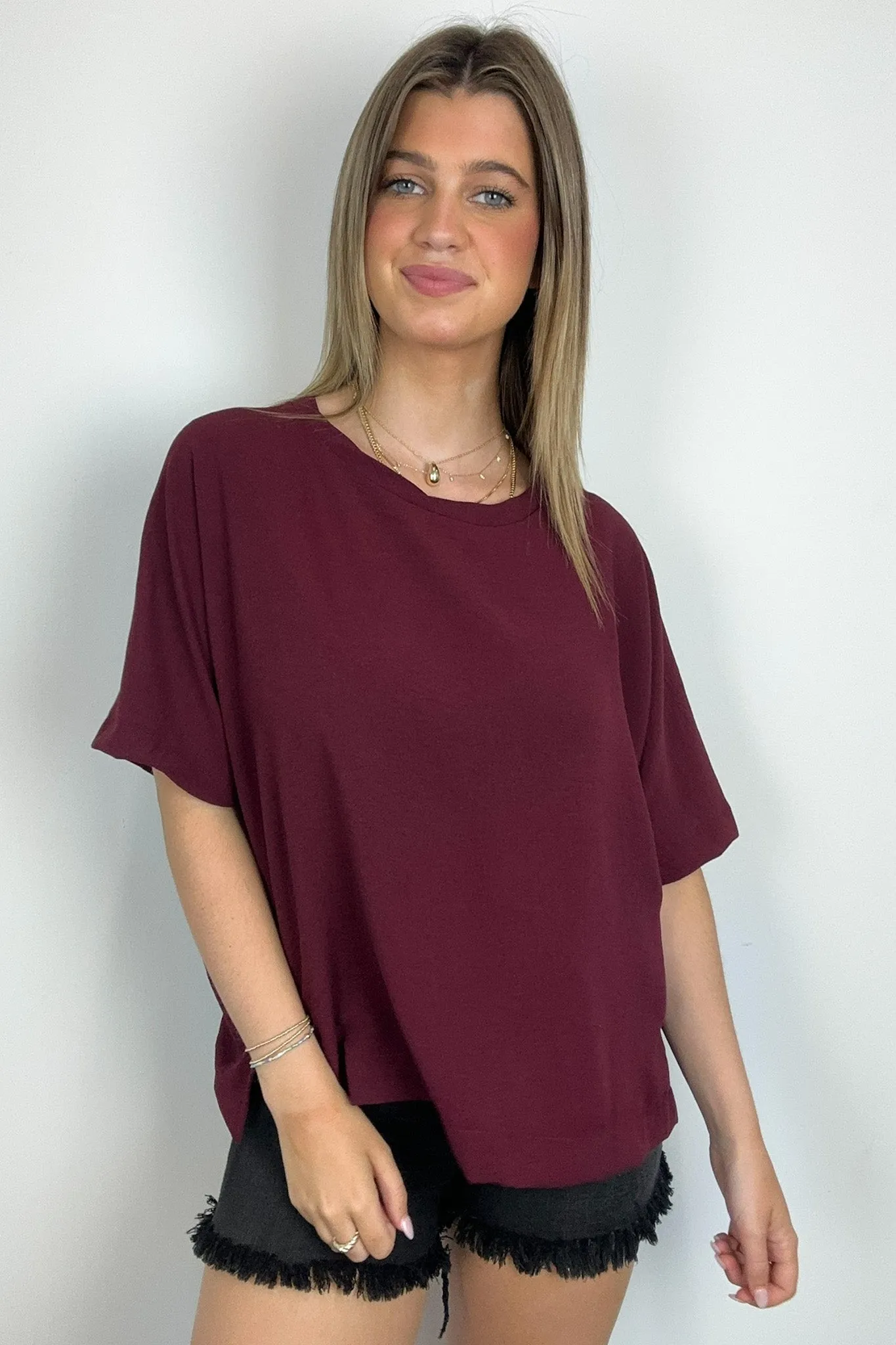 Aurora Short Sleeve Relaxed Top - BACK IN STOCK