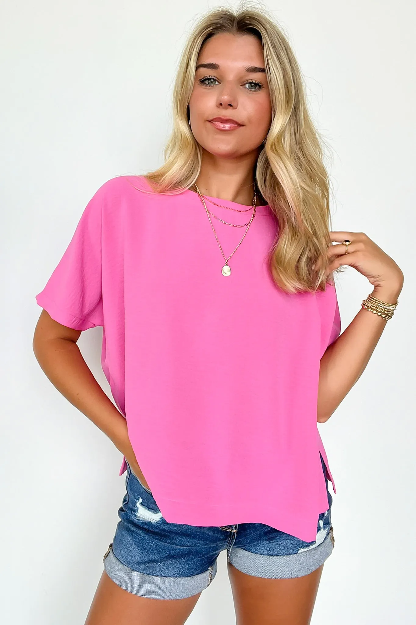 Aurora Short Sleeve Relaxed Top - BACK IN STOCK