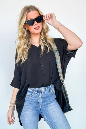 Ayla Textured Knit Button Down Top