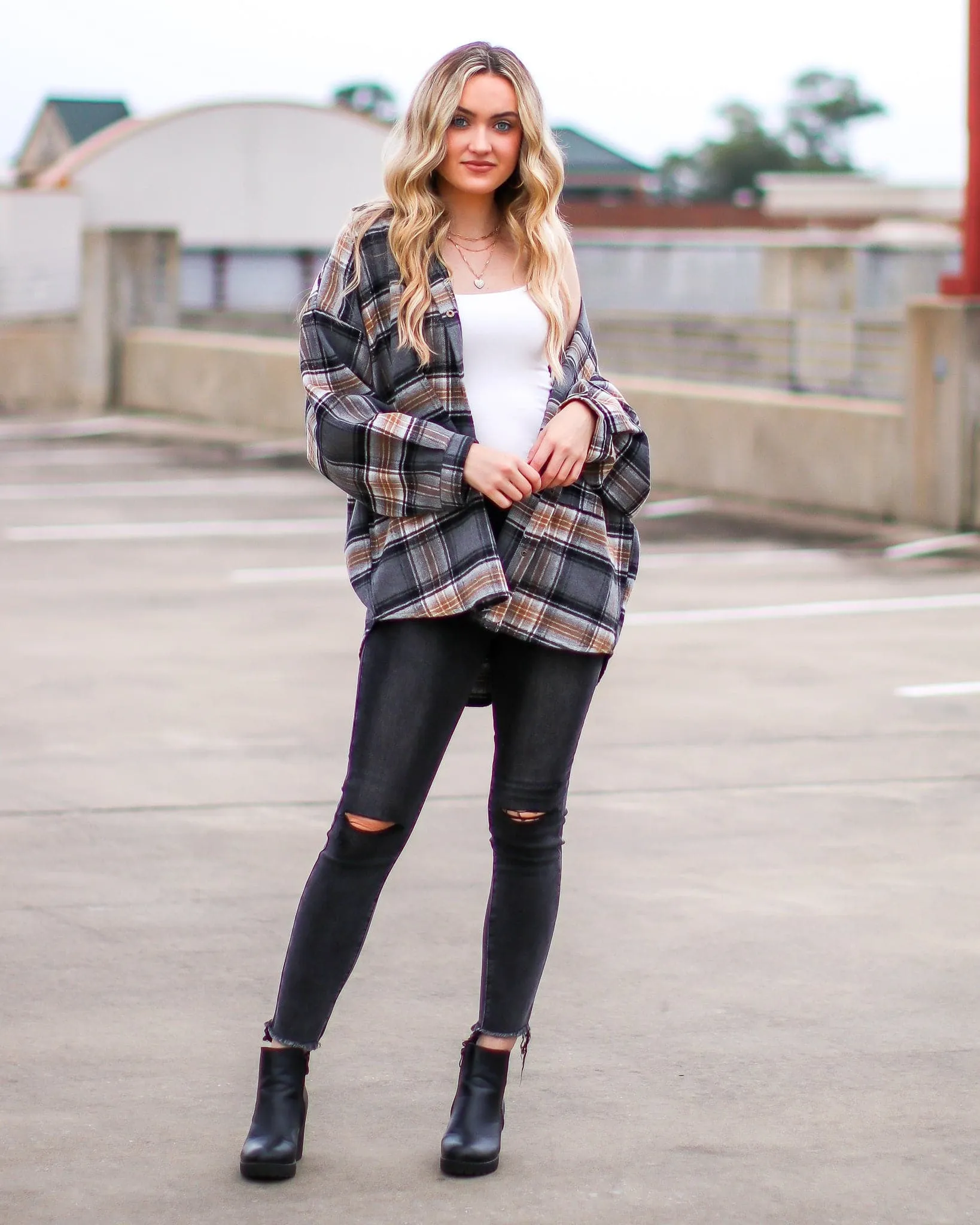 Barden Pull On Distressed Skinny Jeans - FINAL SALE