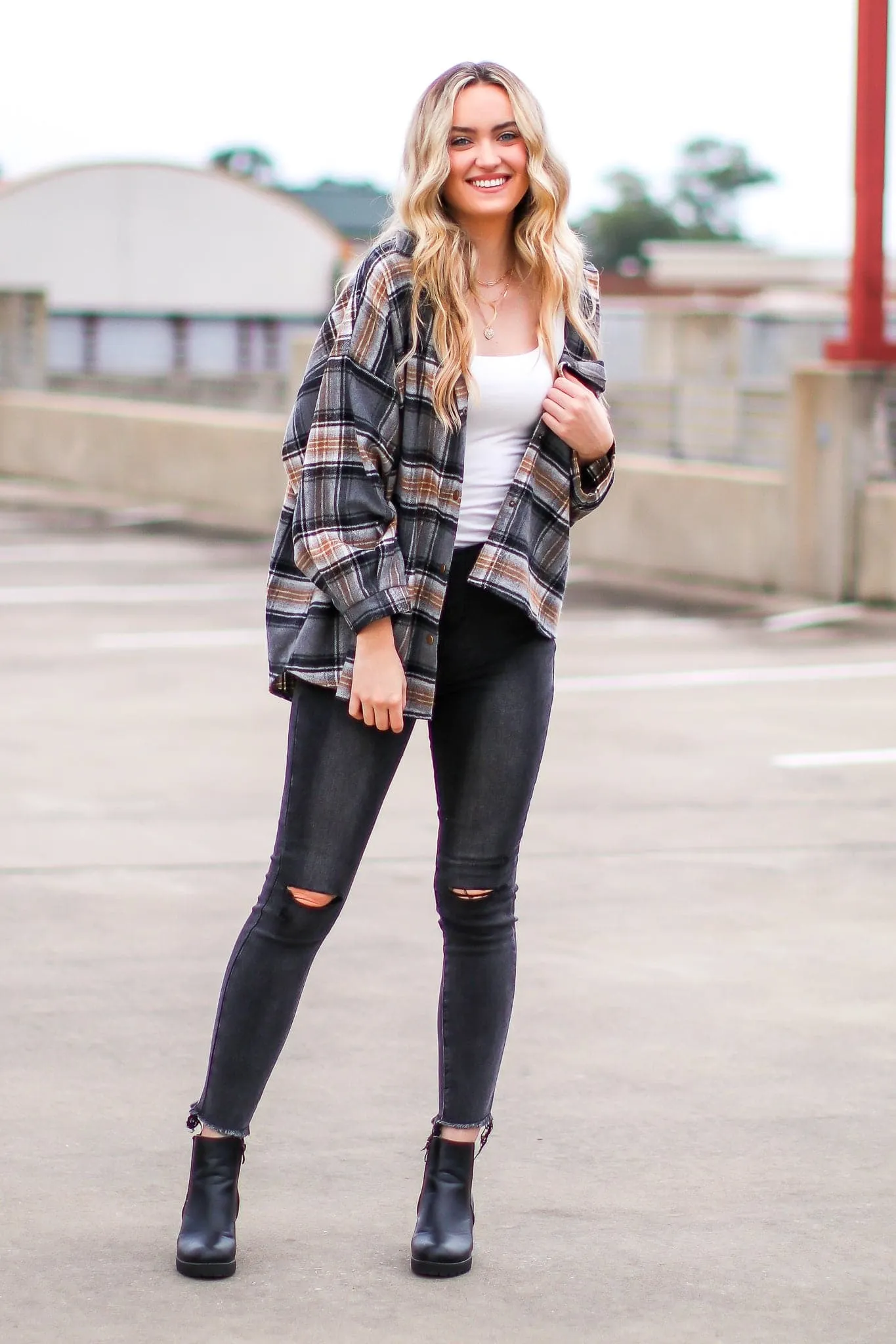 Barden Pull On Distressed Skinny Jeans - FINAL SALE