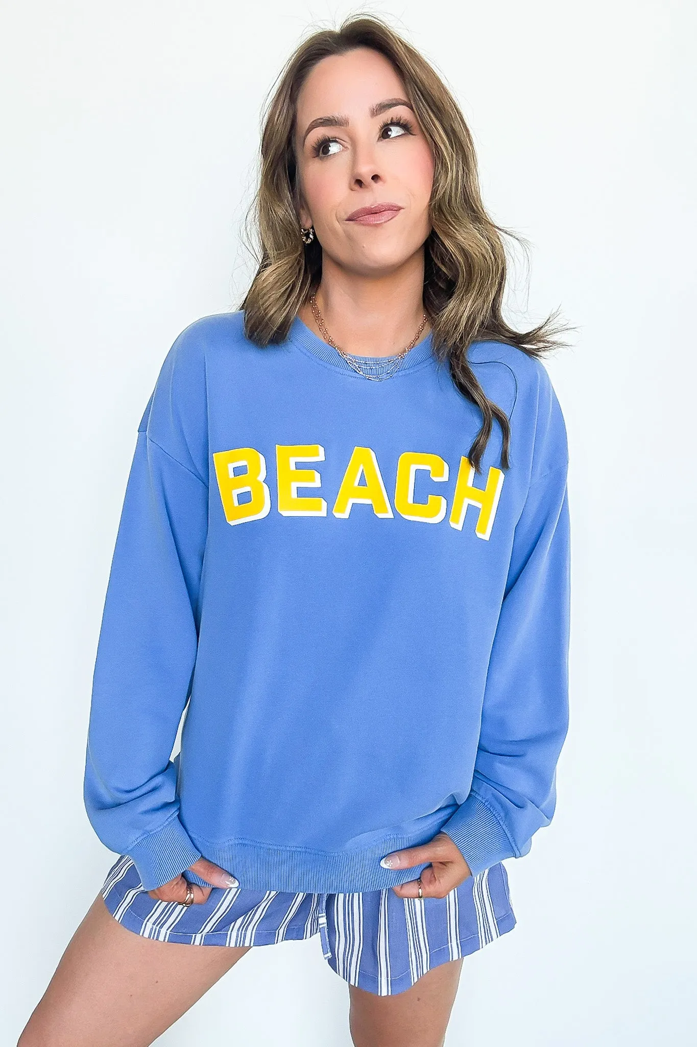BEACH Graphic Pullover