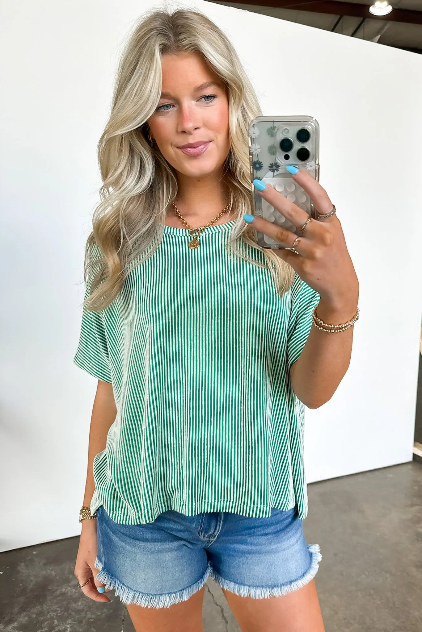 Beatryx Two Tone Rib Knit Oversized Top - BACK IN STOCK