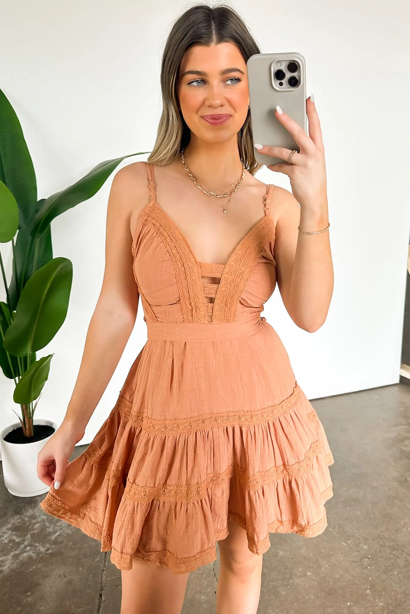 Beckette Lace Trim Dress - FINAL SALE