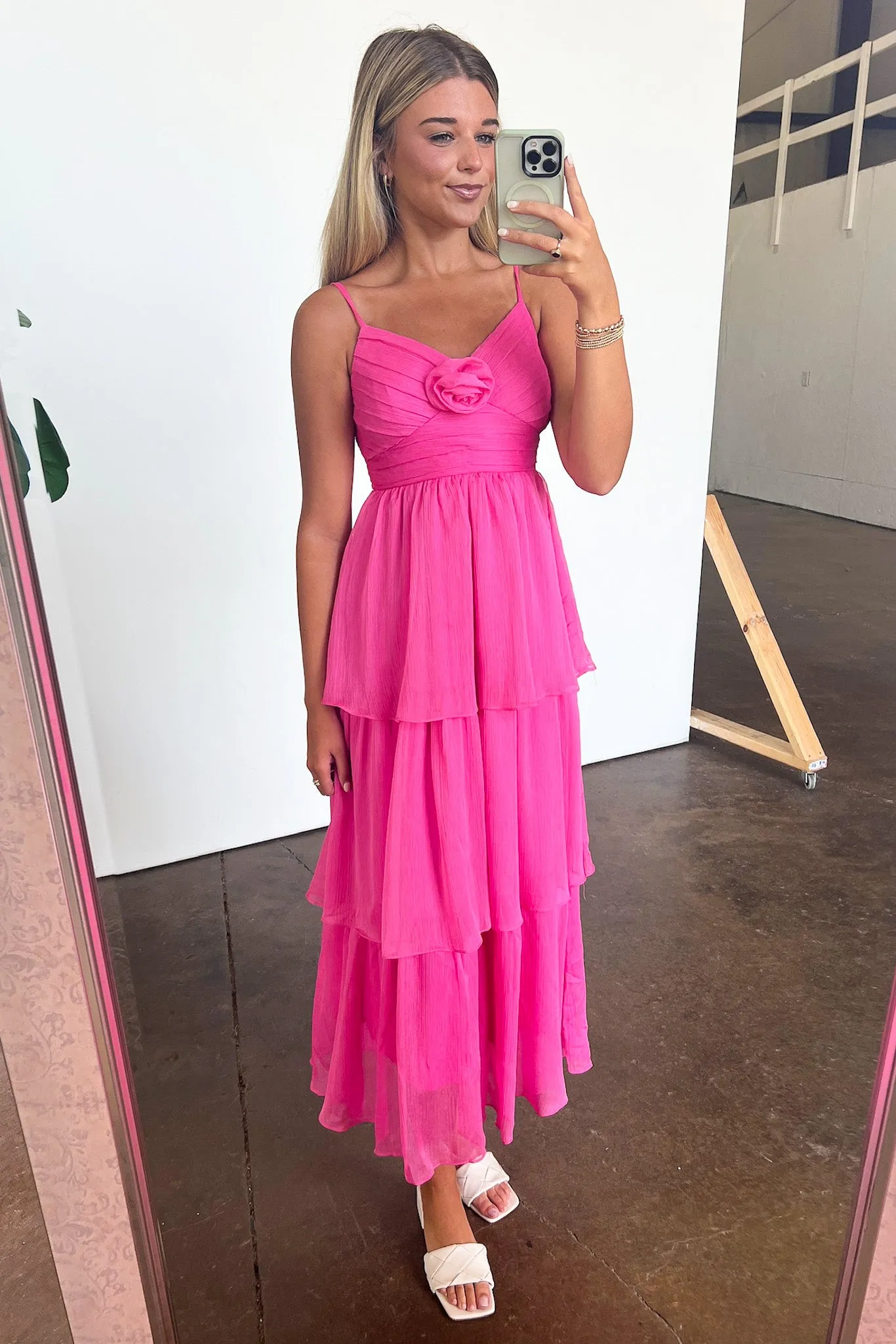 Blissfully Darling Tiered Floral Ruffle Dress - FINAL SALE
