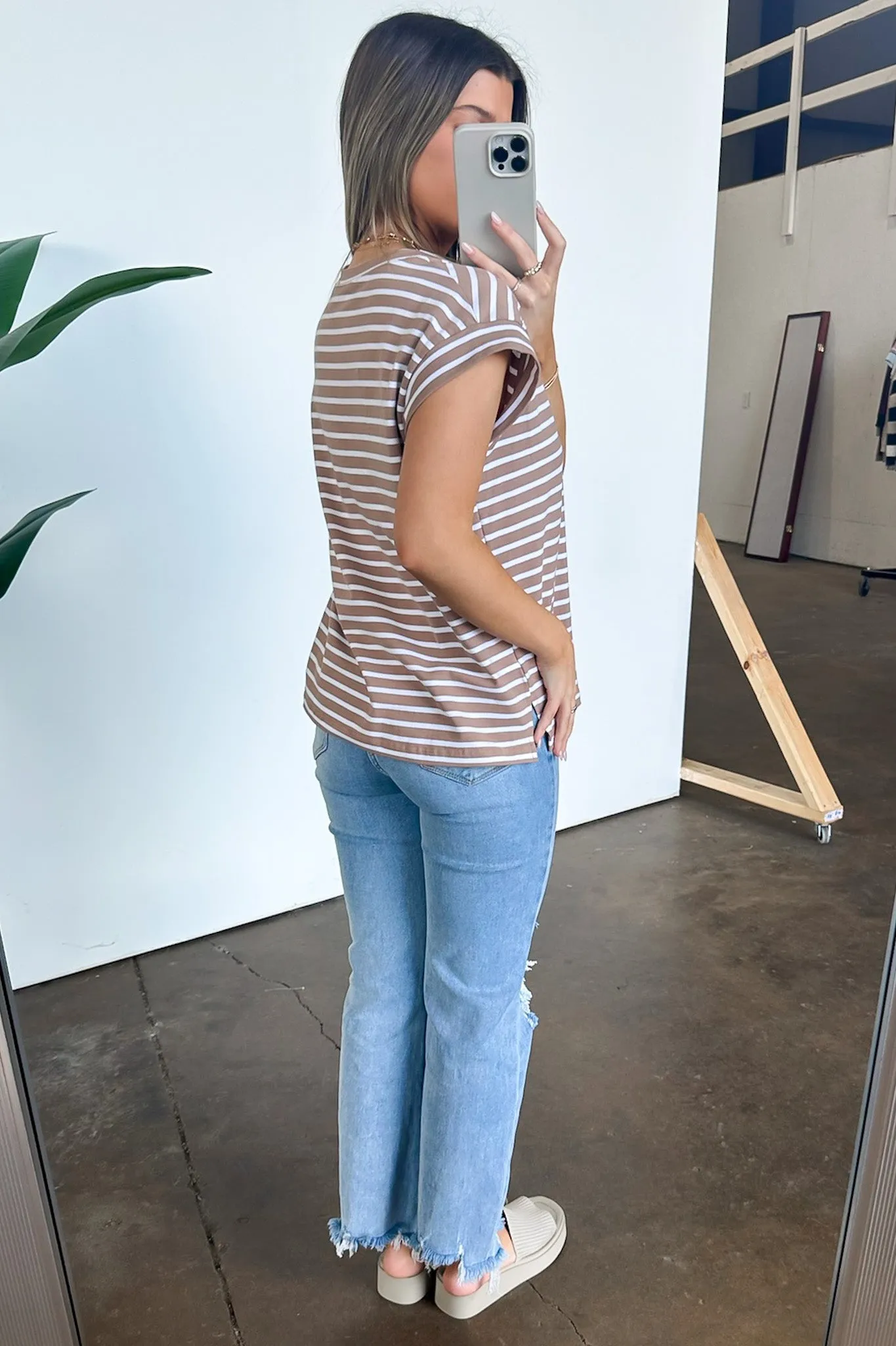 Brecklyn Relaxed Fit Striped Top - FINAL SALE