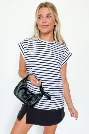 Brecklyn Relaxed Fit Striped Top - FINAL SALE