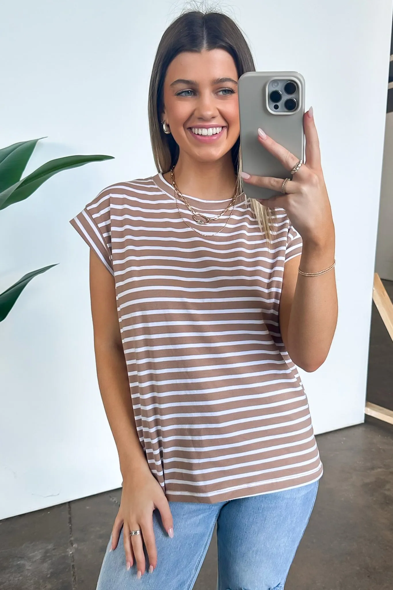 Brecklyn Relaxed Fit Striped Top - FINAL SALE