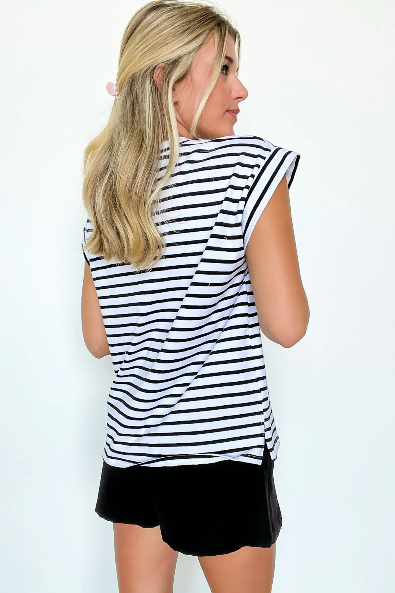 Brecklyn Relaxed Fit Striped Top - FINAL SALE