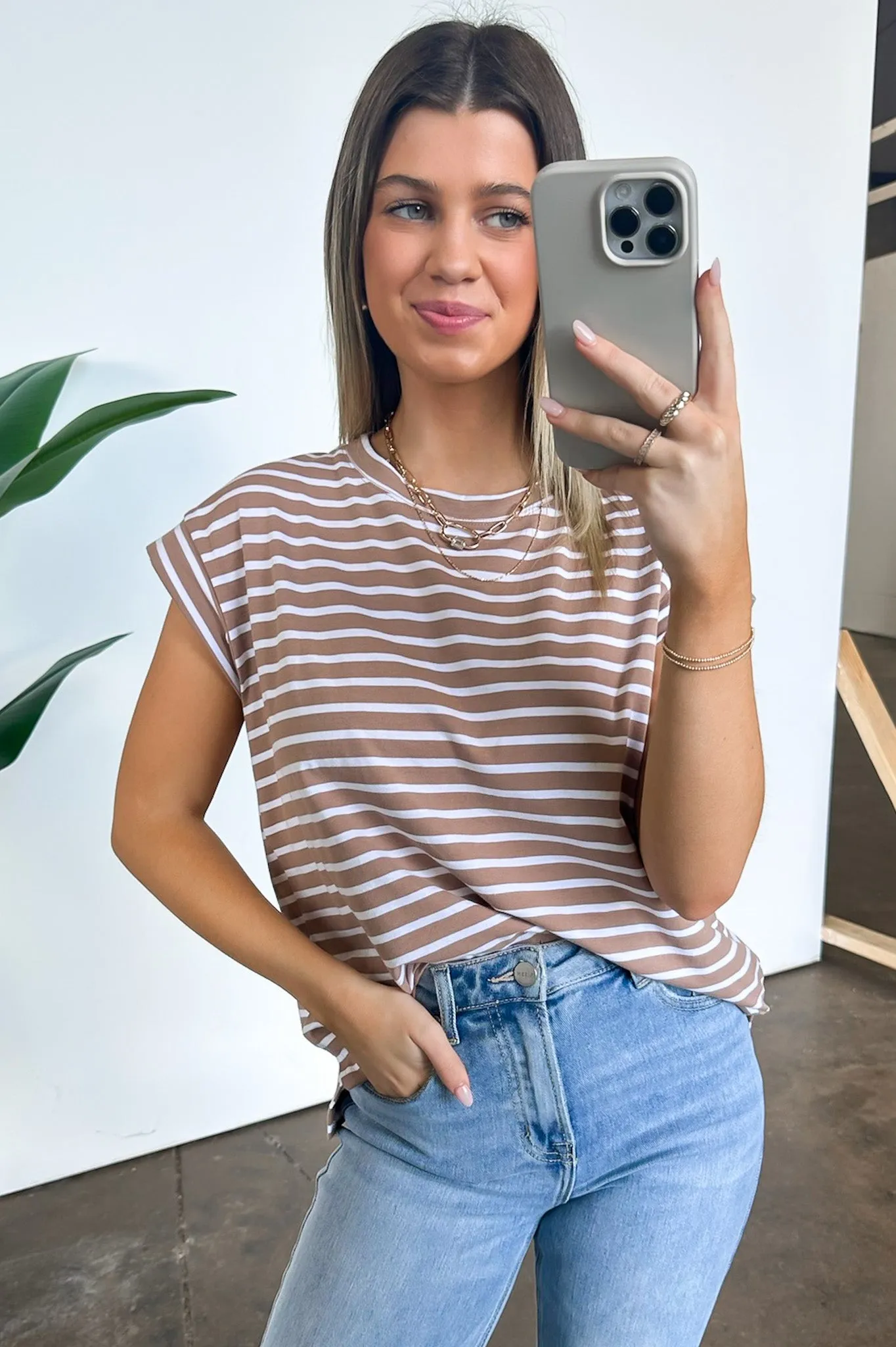 Brecklyn Relaxed Fit Striped Top - FINAL SALE