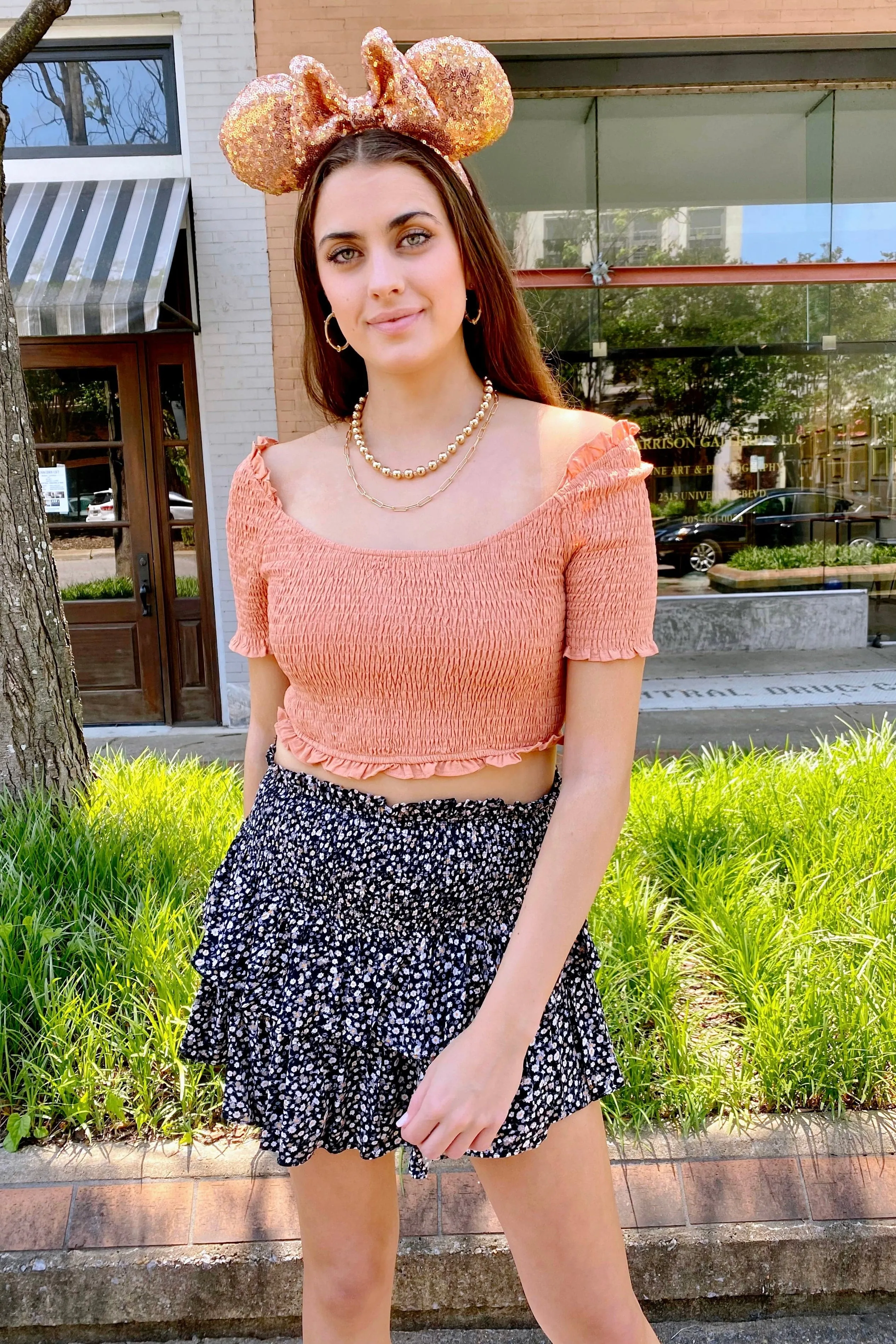 Bring on the Bliss Floral Smocked Tiered Skort - FINAL SALE