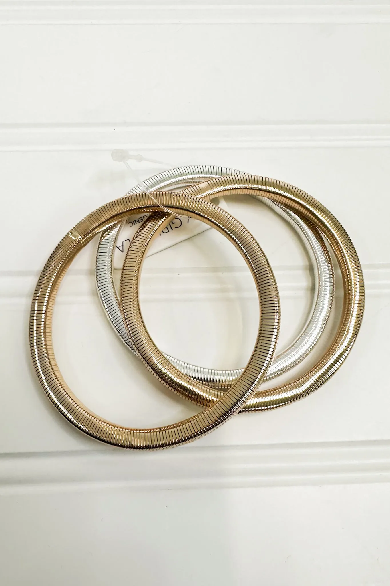 Callam Mixed Metal Stretch Bracelets