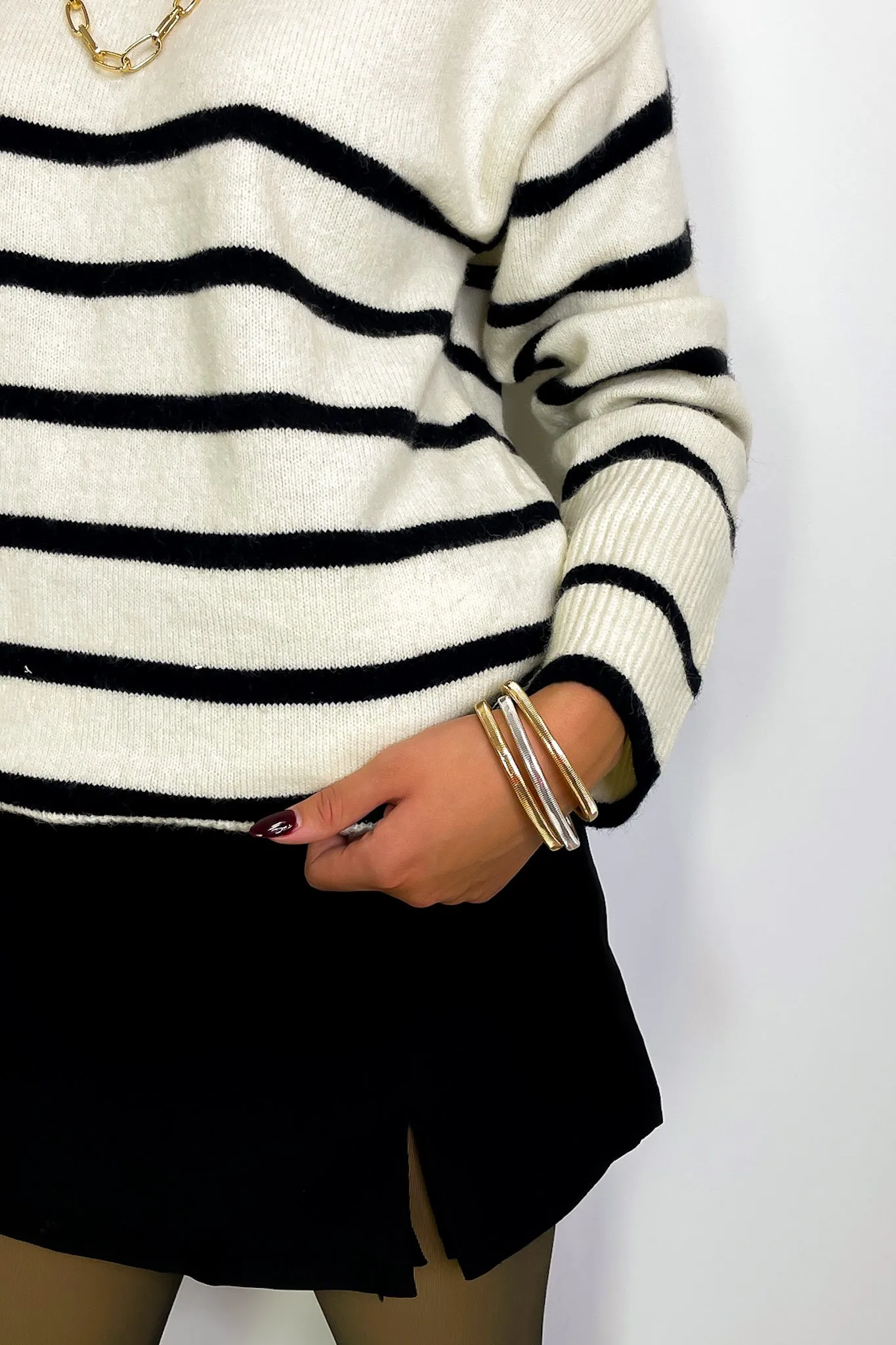 Callam Mixed Metal Stretch Bracelets