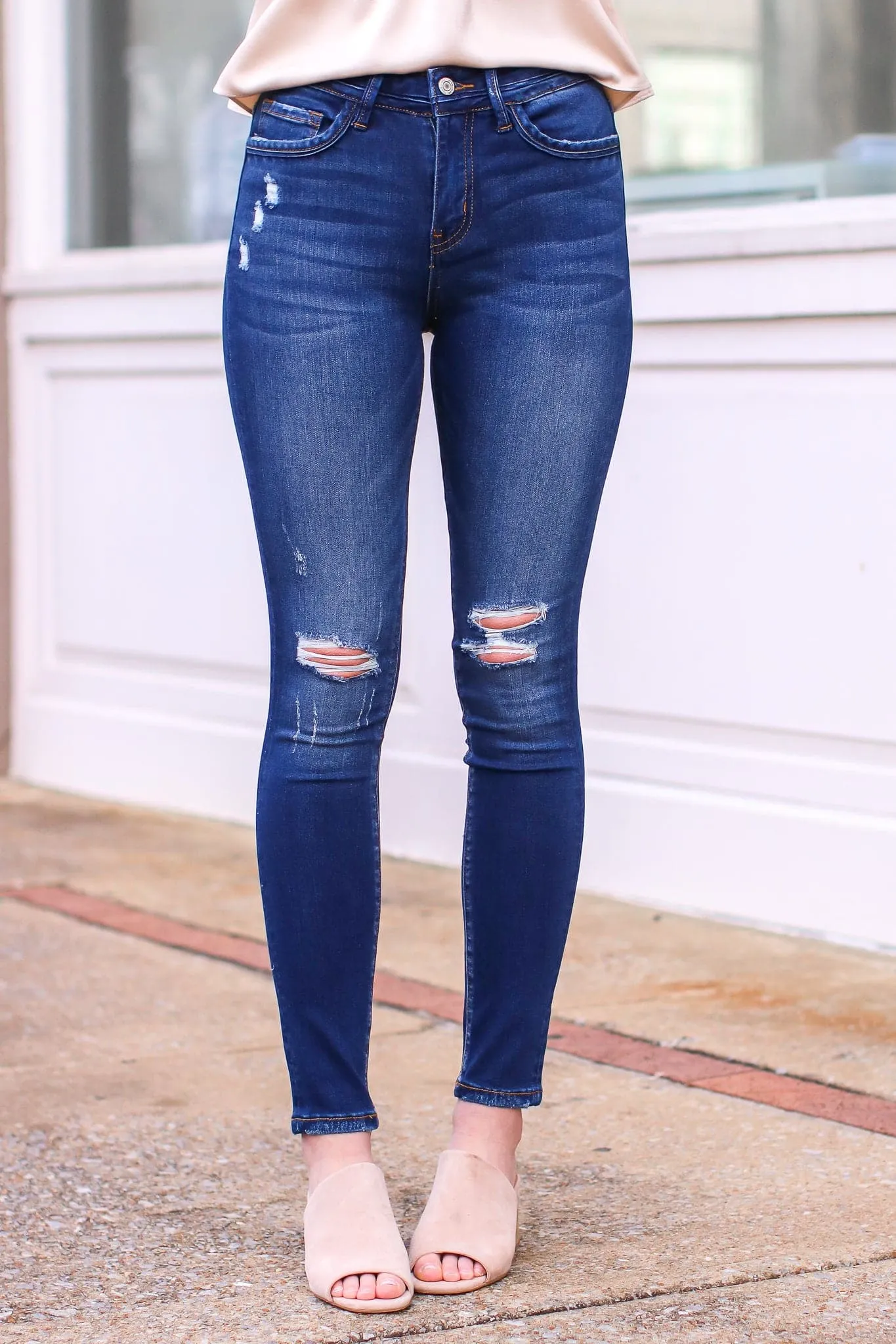 Camari Distressed High Rise Skinny Jeans - FINAL SALE