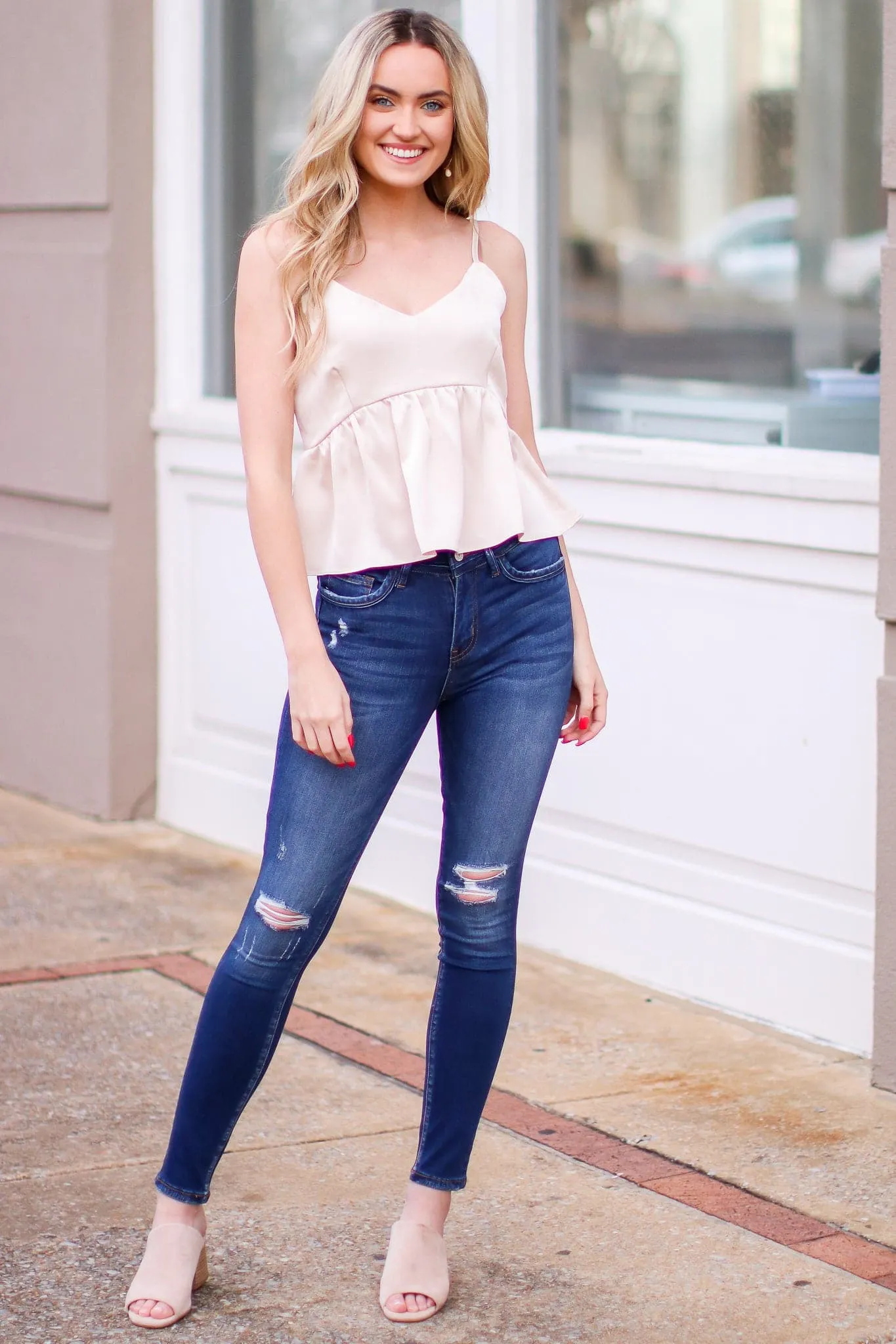 Camari Distressed High Rise Skinny Jeans - FINAL SALE