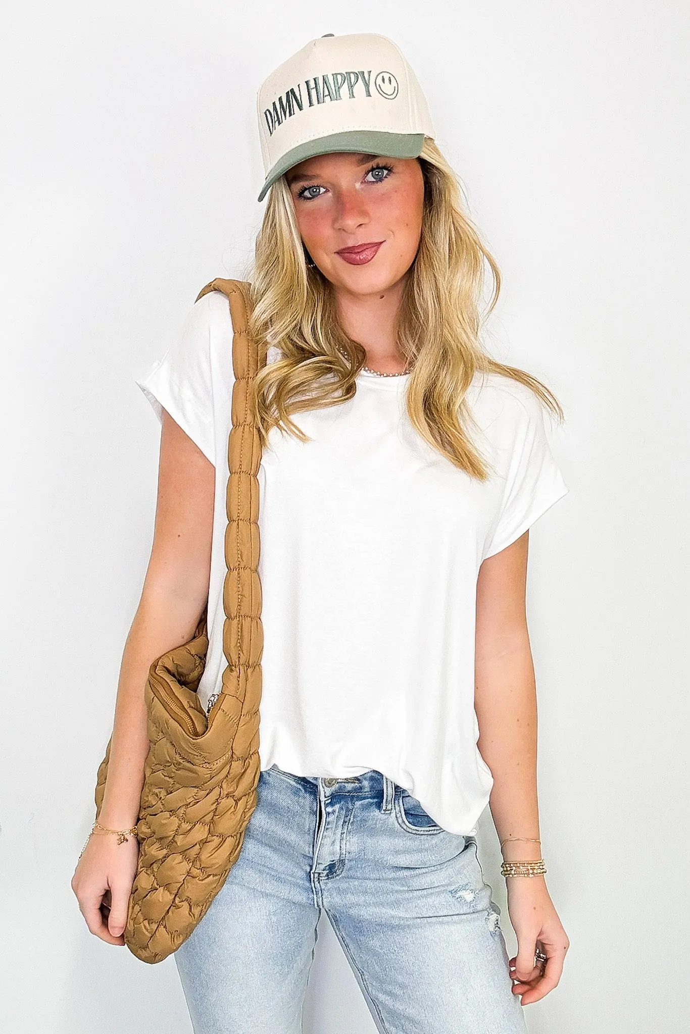 Camielle Round Neck Short Sleeve Top