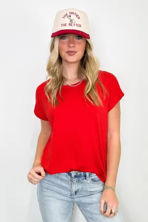 Camielle Round Neck Short Sleeve Top