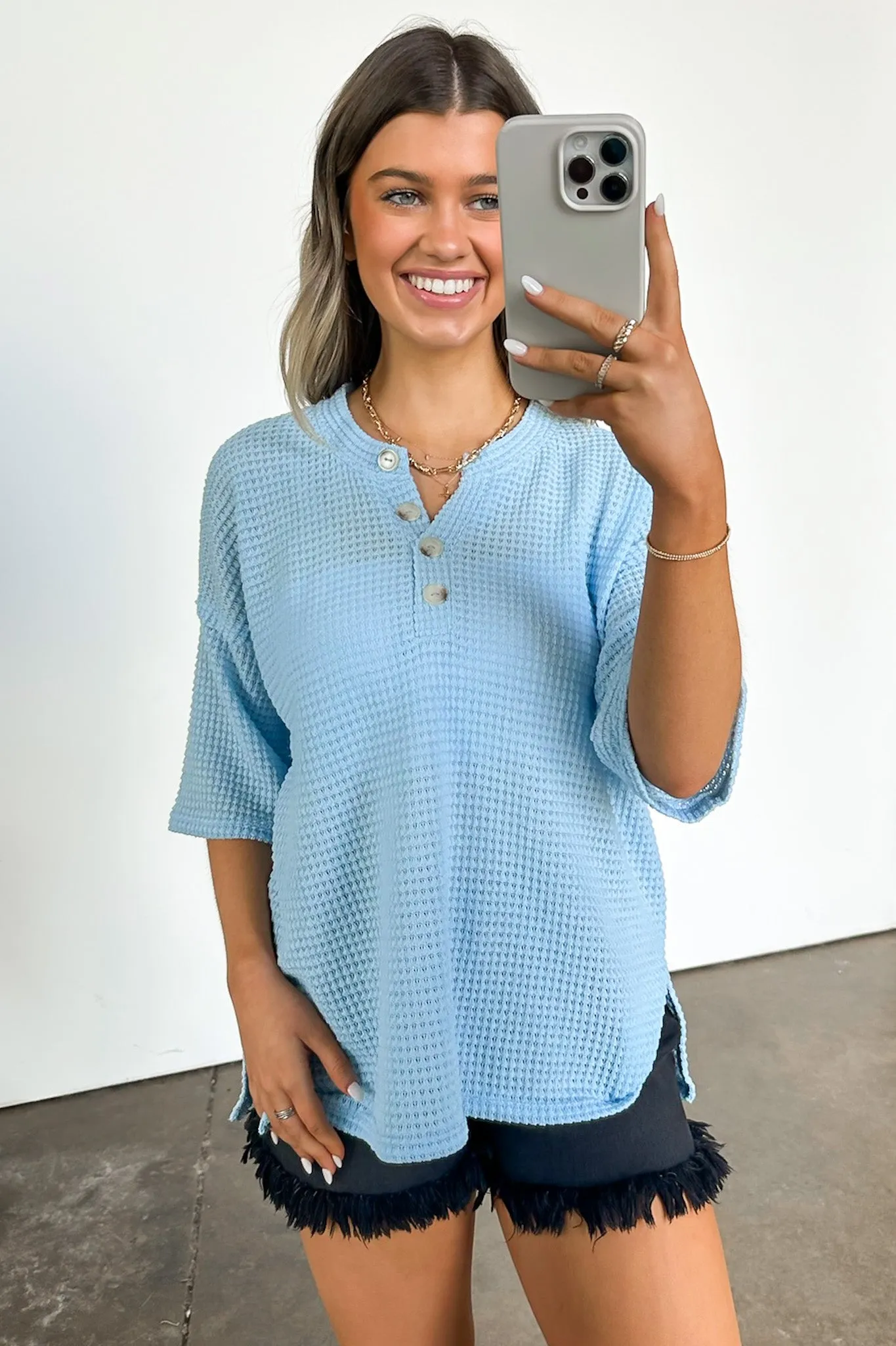 Camryn V-Neck Relaxed Top - BACK IN STOCK