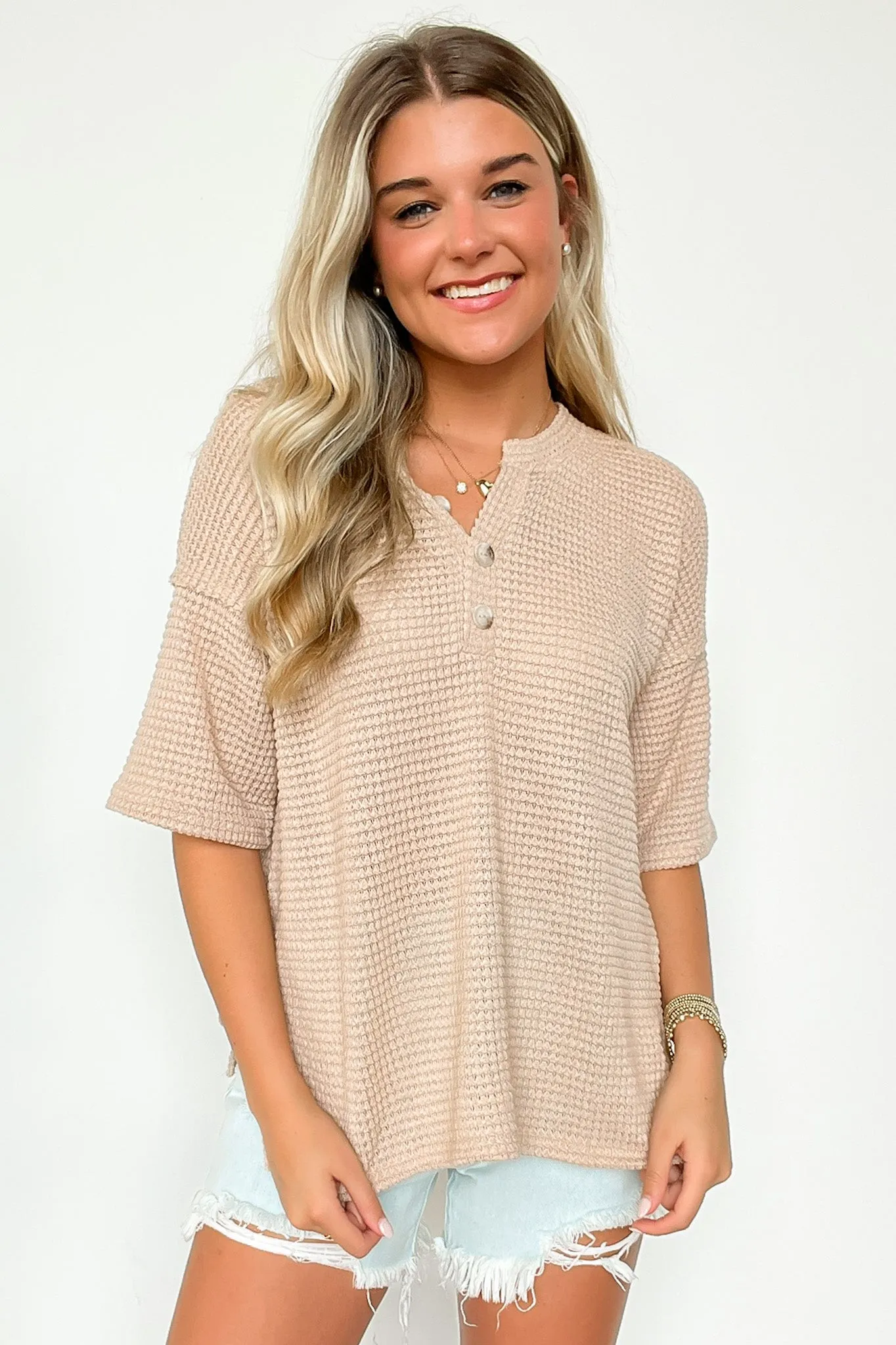 Camryn V-Neck Relaxed Top - BACK IN STOCK
