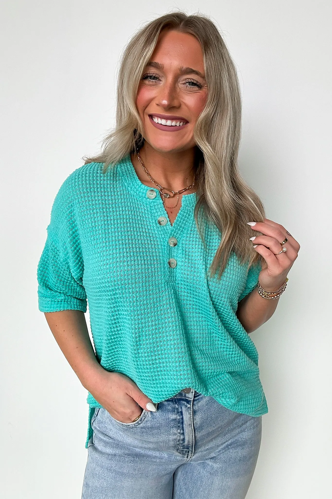 Camryn V-Neck Relaxed Top - BACK IN STOCK