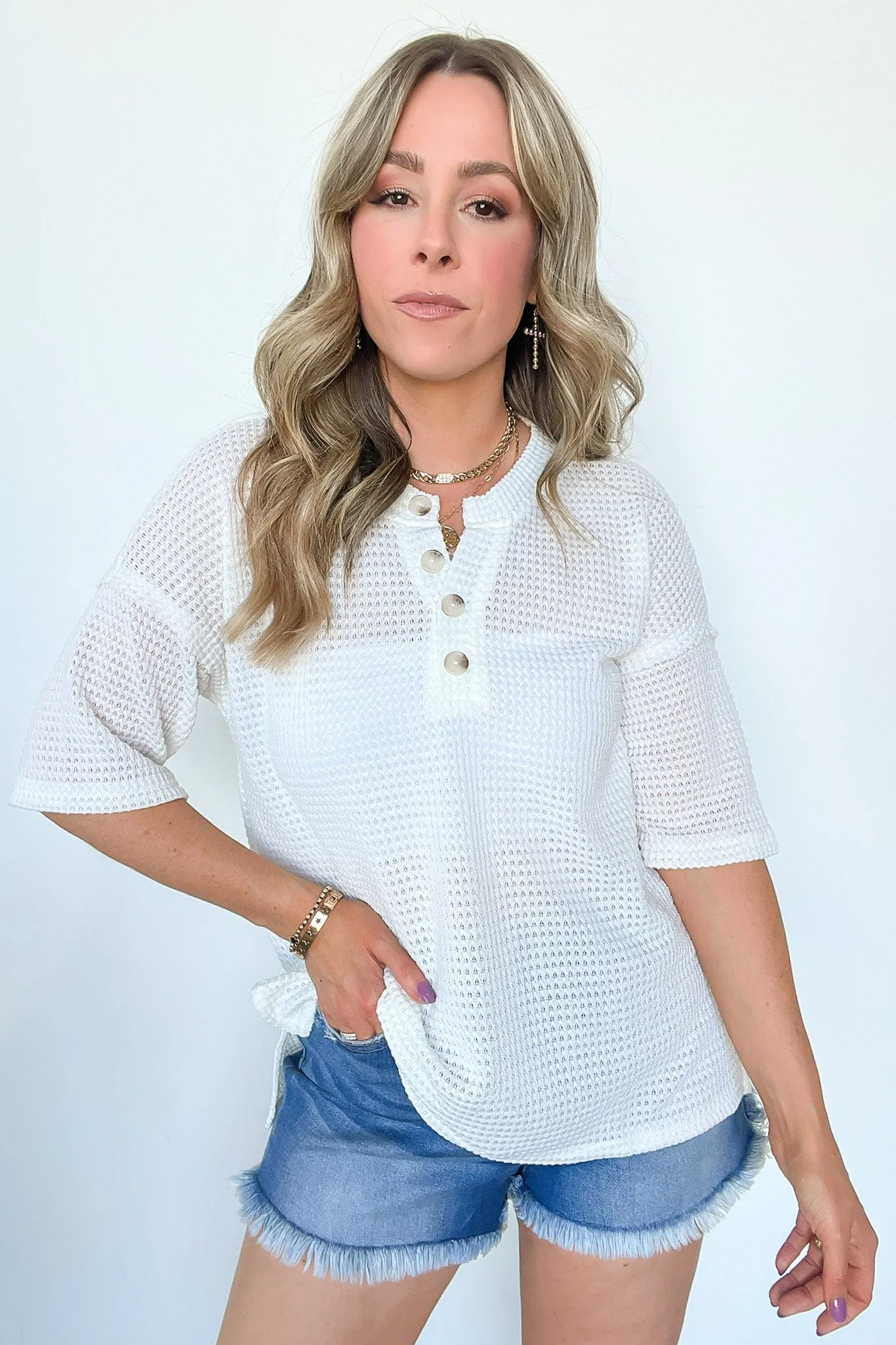 Camryn V-Neck Relaxed Top - BACK IN STOCK