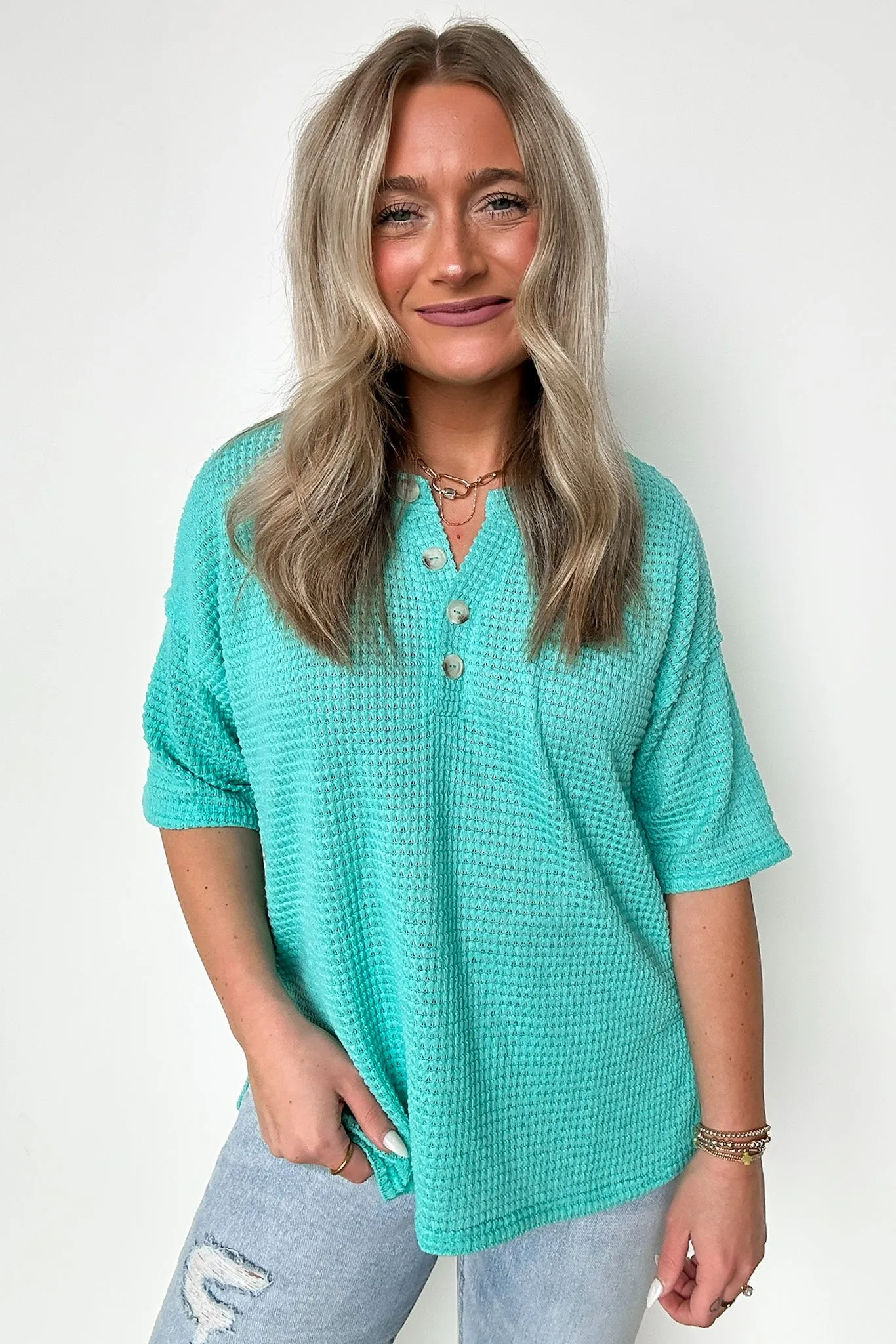 Camryn V-Neck Relaxed Top - BACK IN STOCK