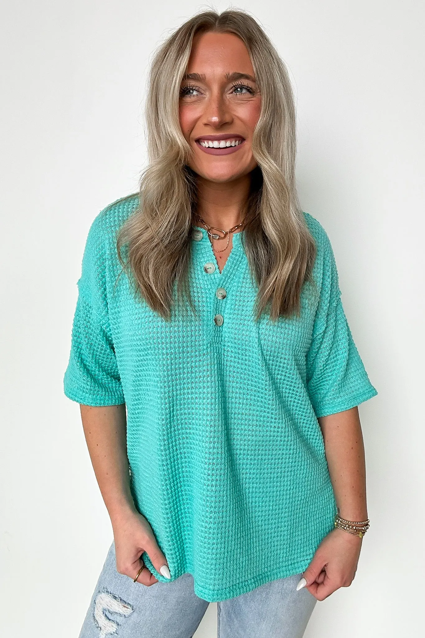 Camryn V-Neck Relaxed Top - BACK IN STOCK